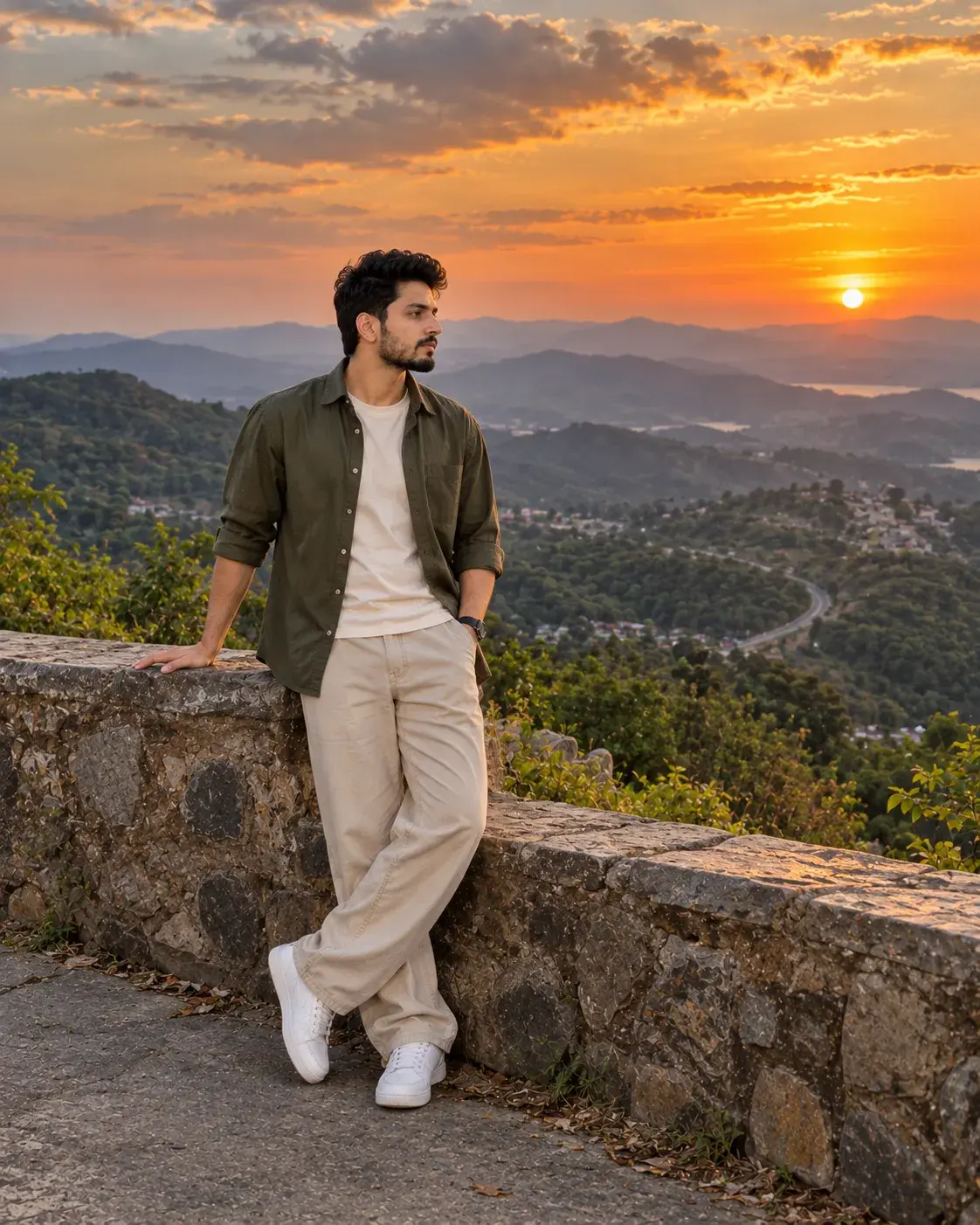 Hill Top Side Sunset Photography