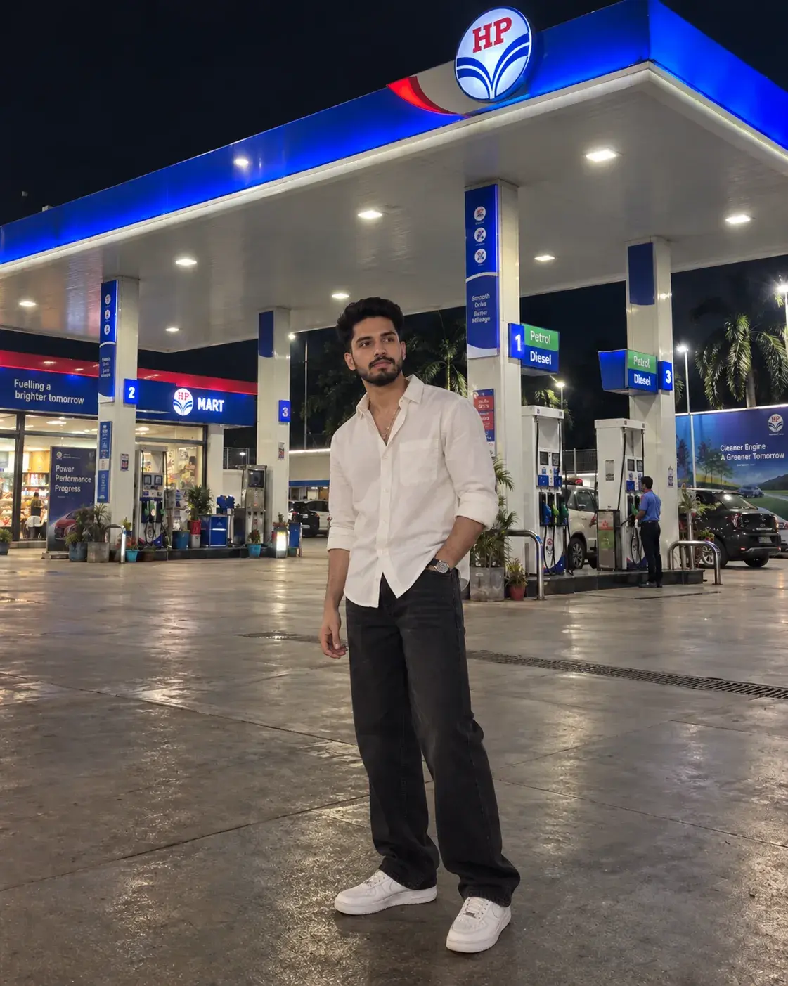 Hp Petrol Pump Aesthetic Portrait