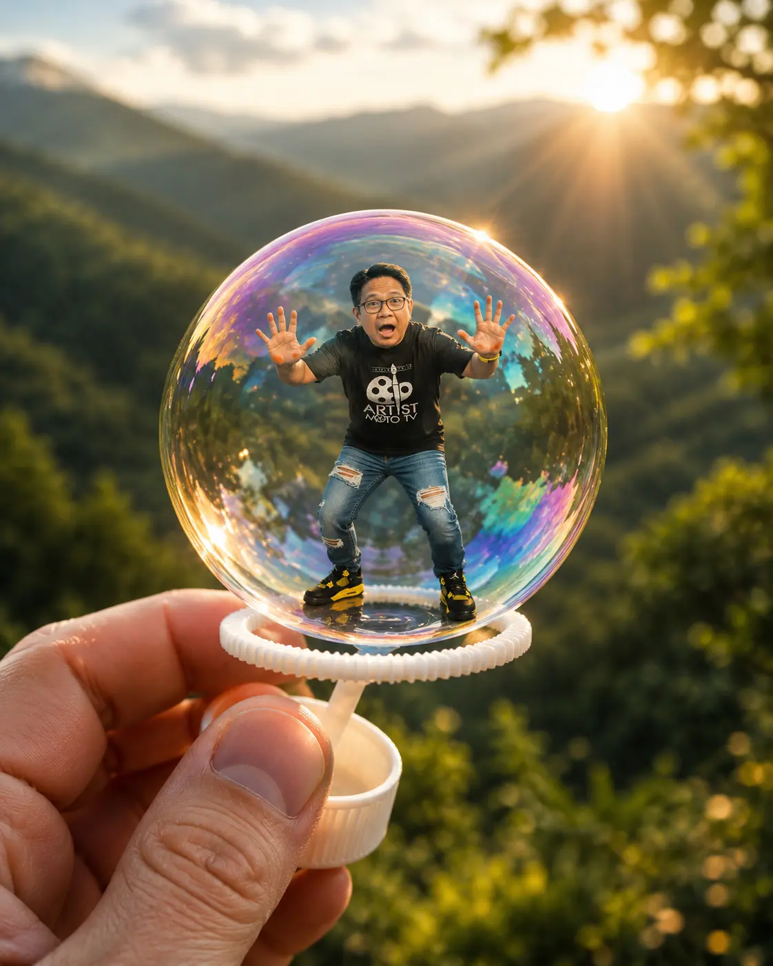 Inside A Bubble