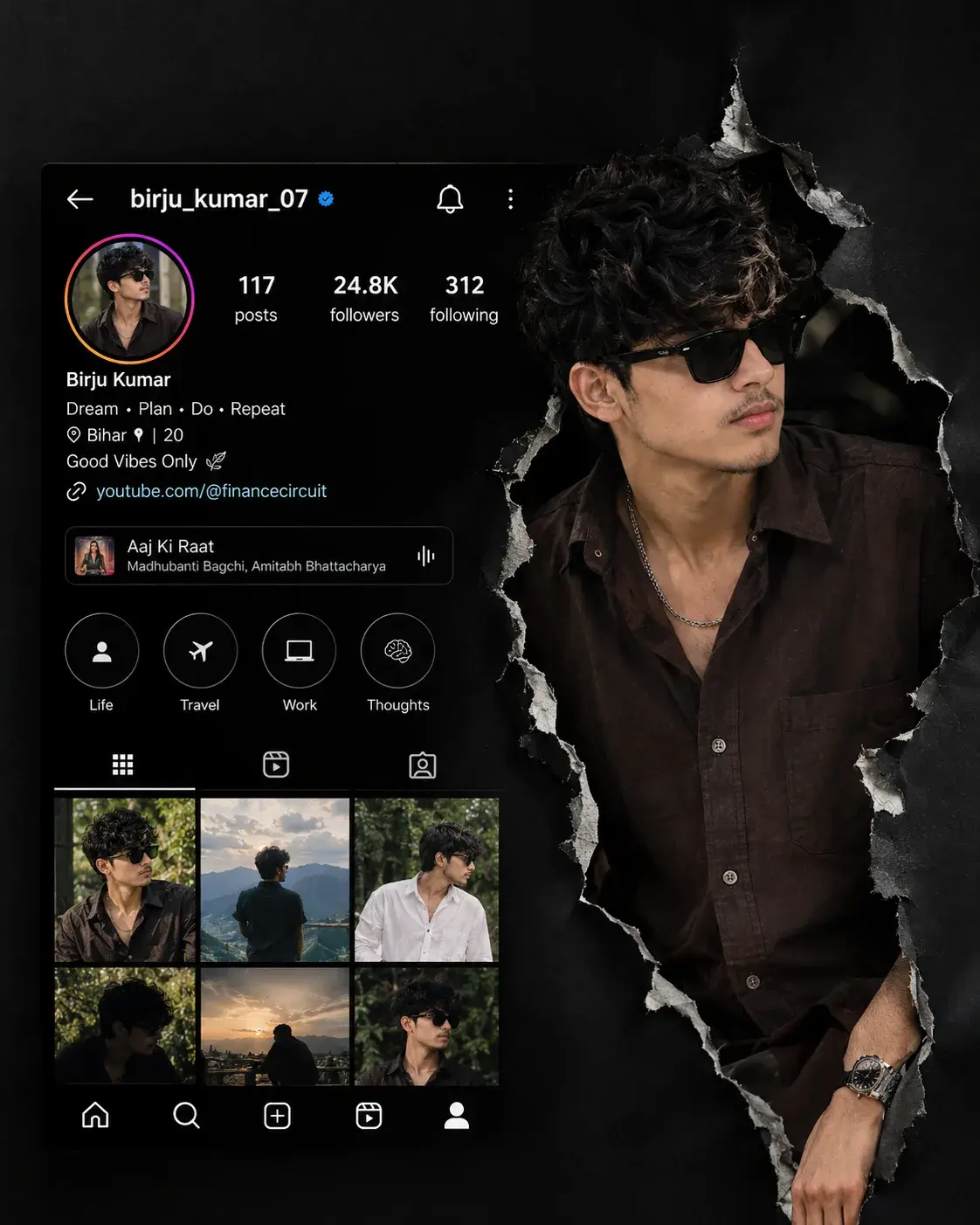 Instagram Profile Viral 3D Photography