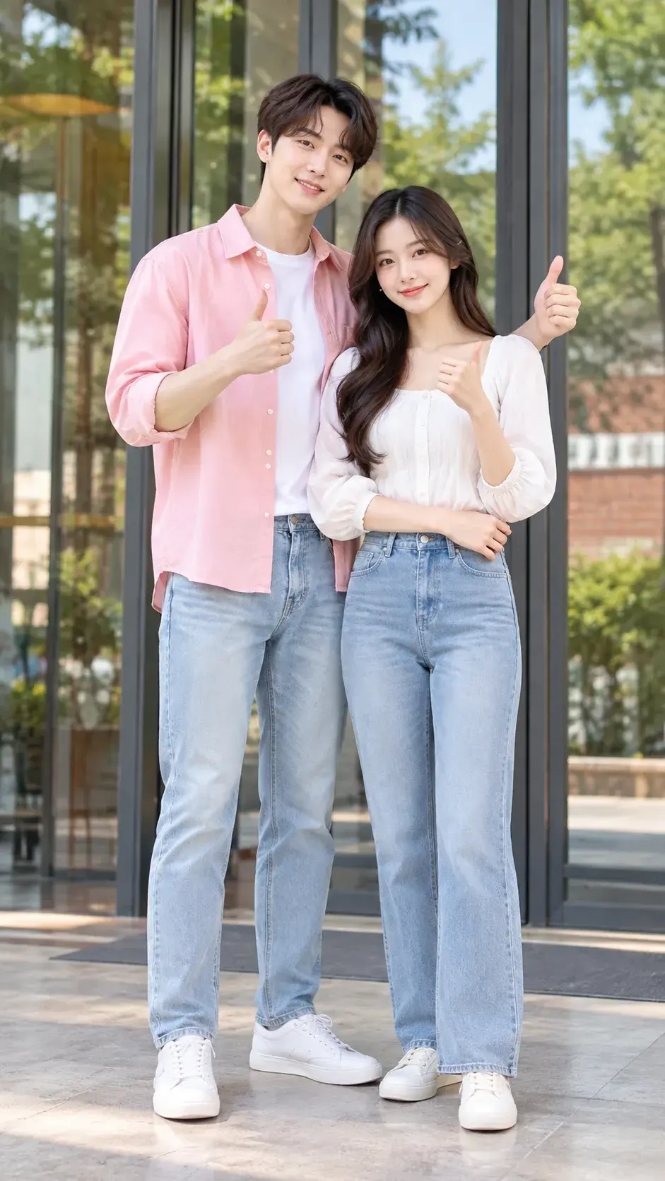 🎬🌸 K-Drama Inspired Couple Photos – Soft Light & Pastel Aesthetic
