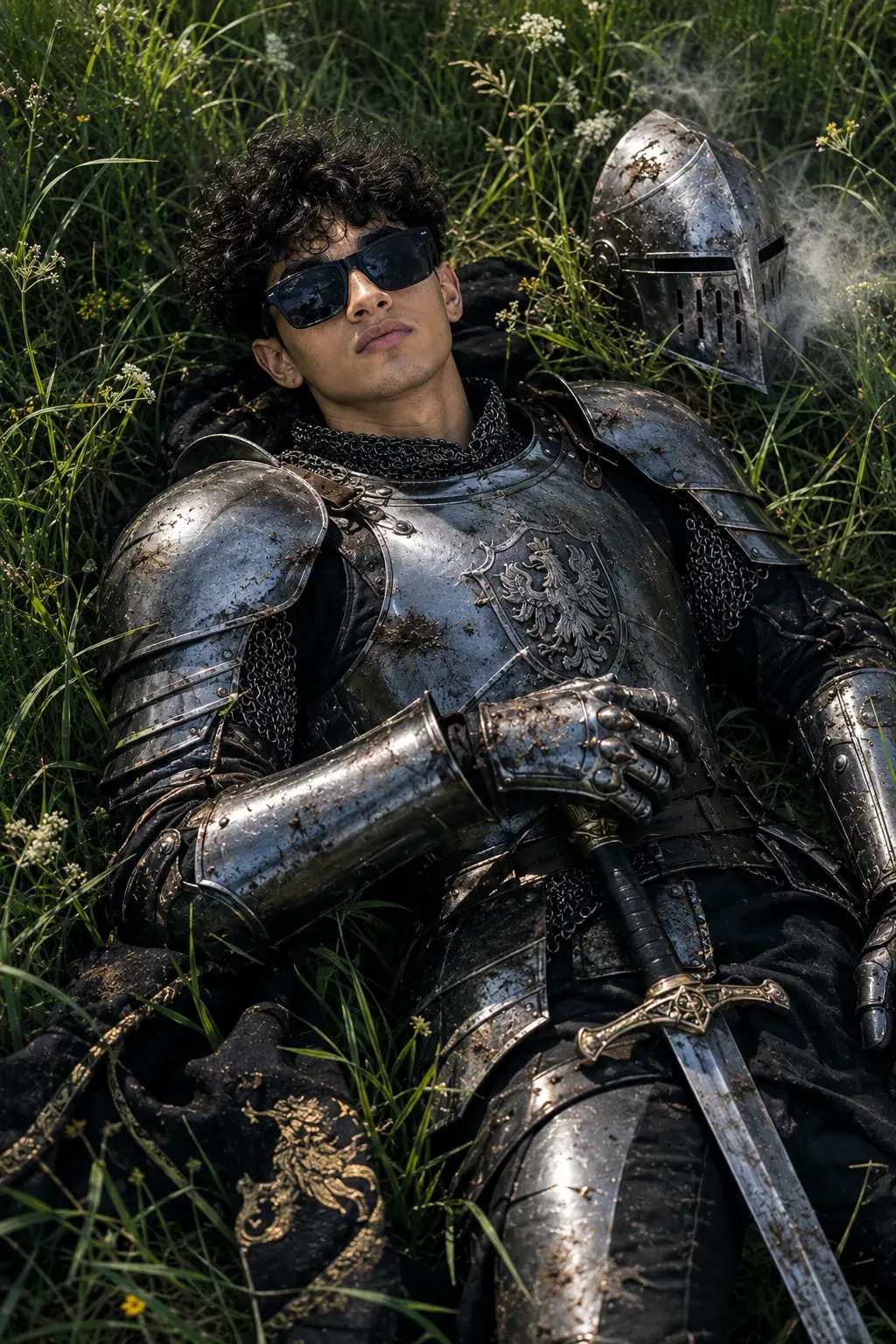 Knight In The Meadow