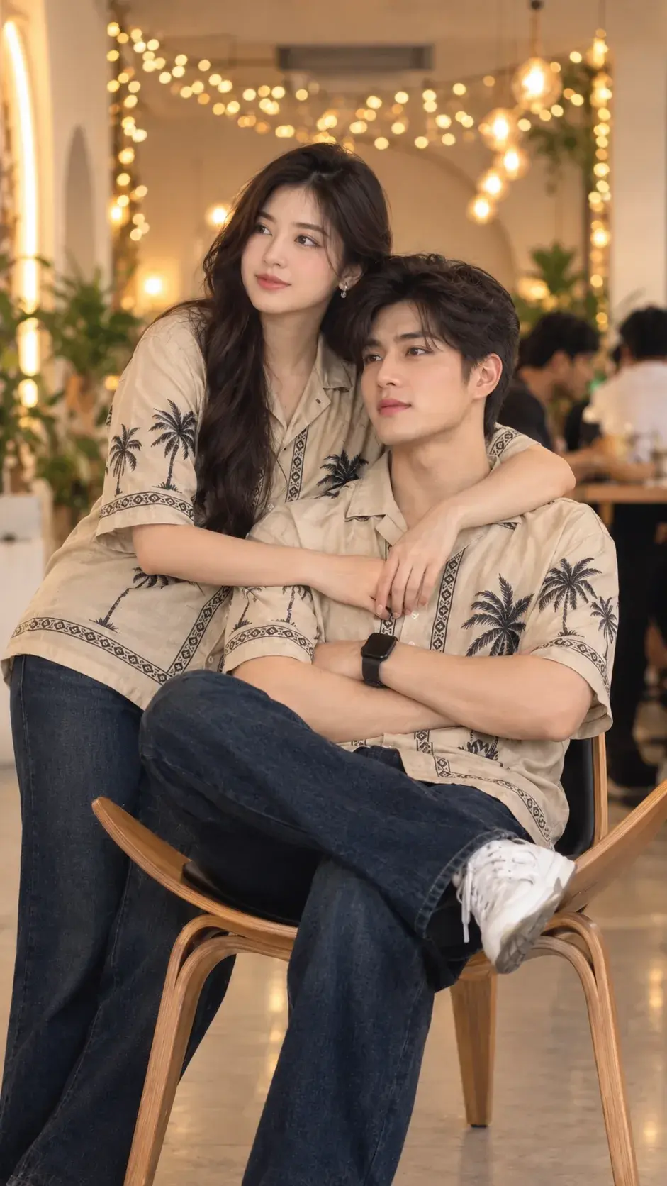 Korean Couple Goals In A Cozy Café 🇰🇷 | Matching Outfit Aesthetic