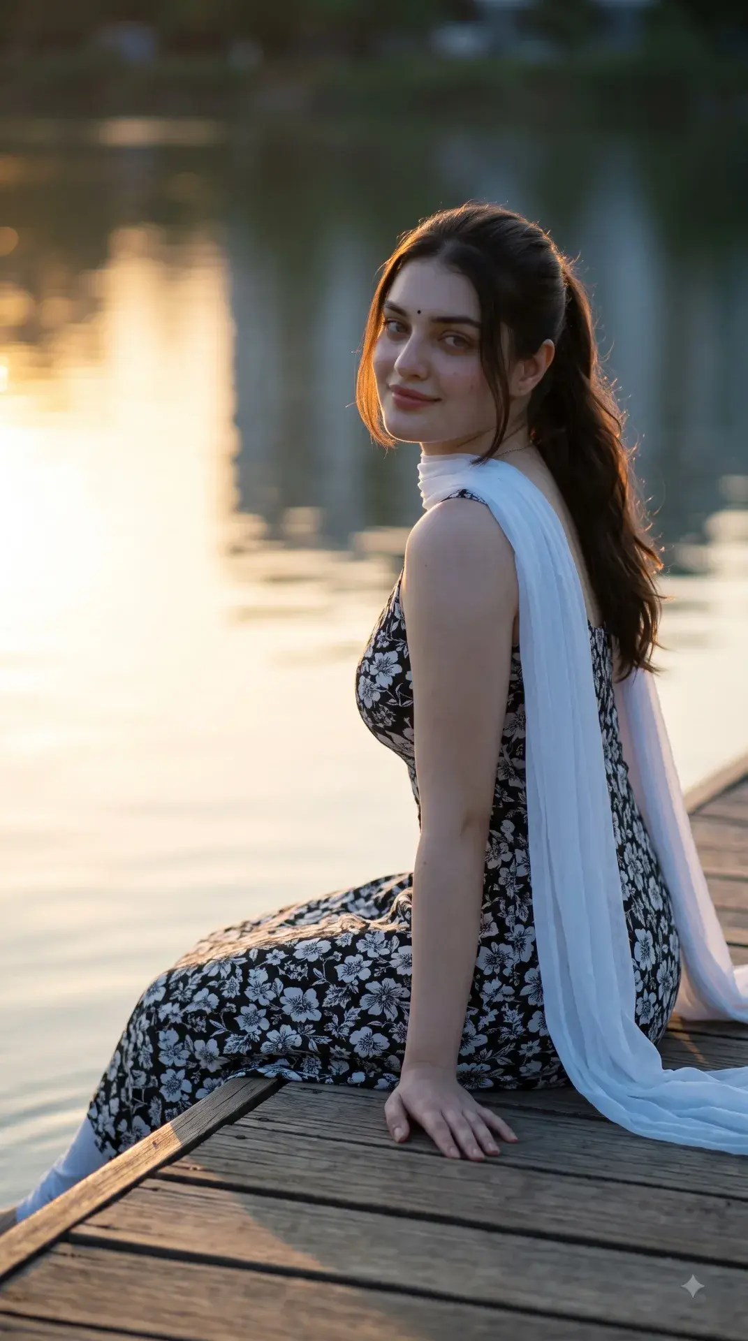 Lakeside Dock Sunset