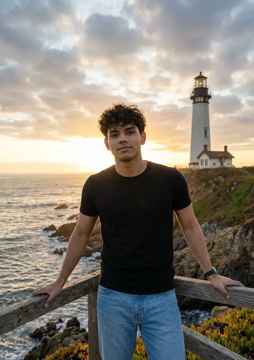🌅 Lighthouse Sunset