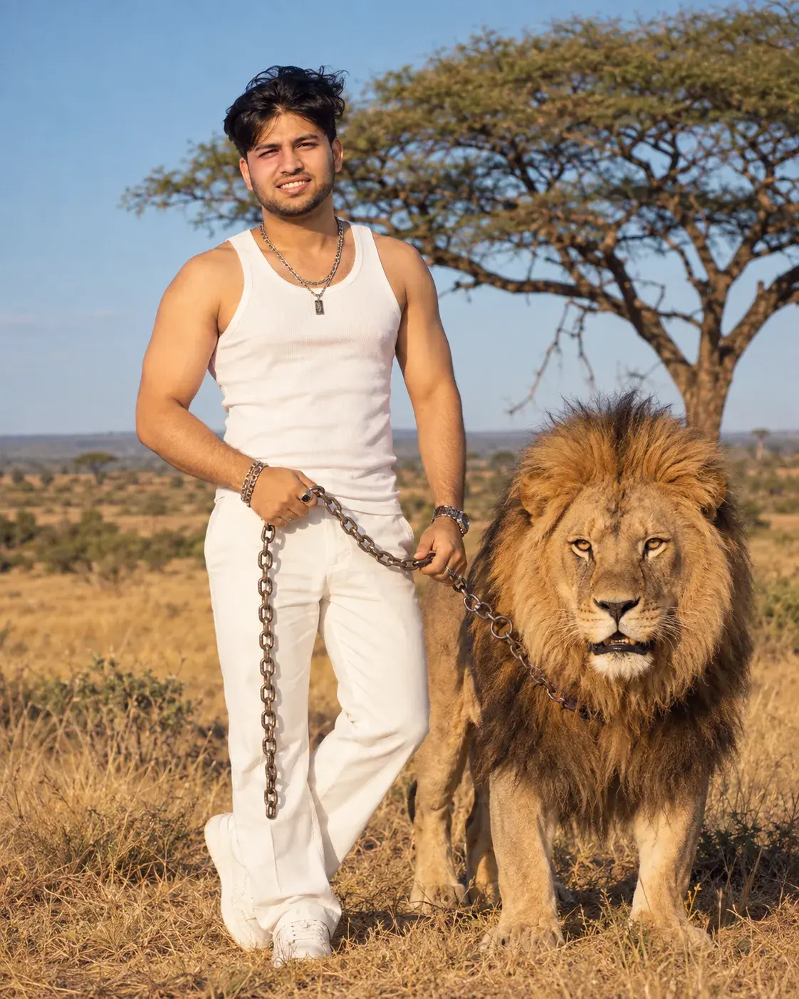 Lion King Wilderness Portrait