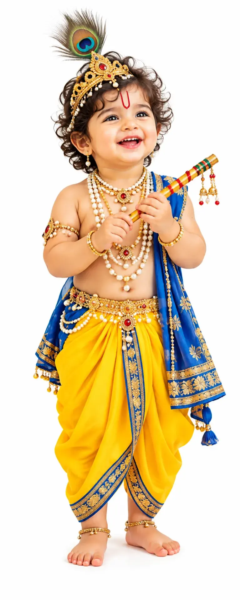 Little Krishna Baby Photoshoot | Cute Bal Gopal Krishna Costume Ideas