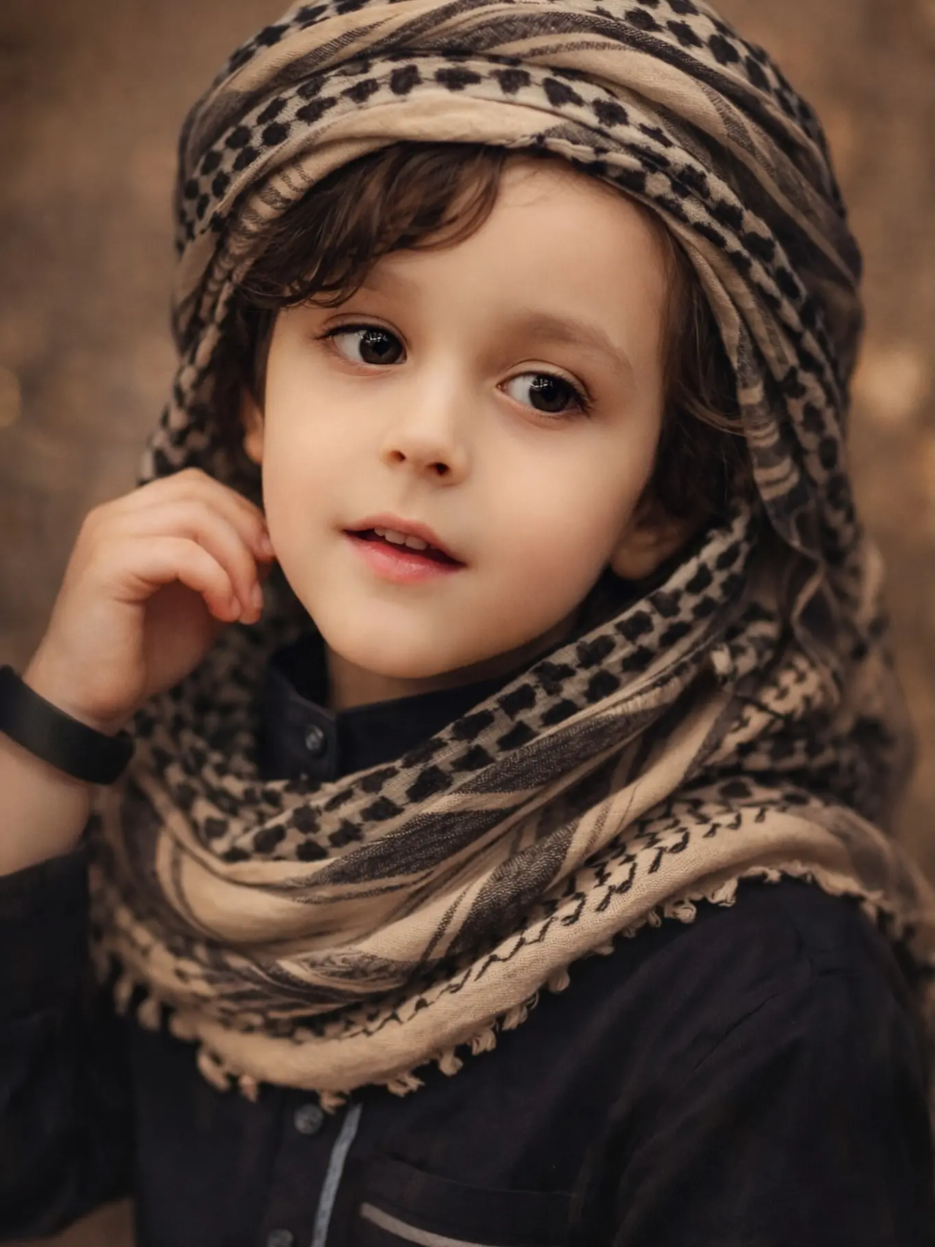 Little Nomad In Desert Tones Safa (Scarf)