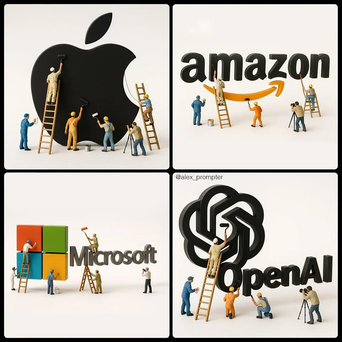 Logo Hyper-Realistic Miniature Photography