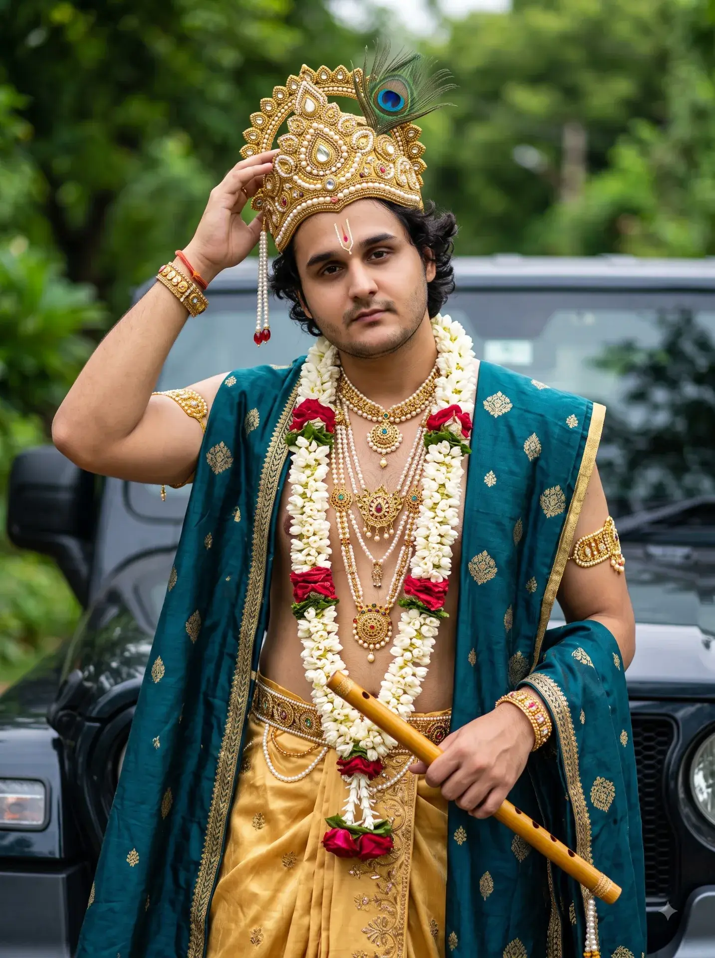 Lord Krishna Image Generation-AI Prompt