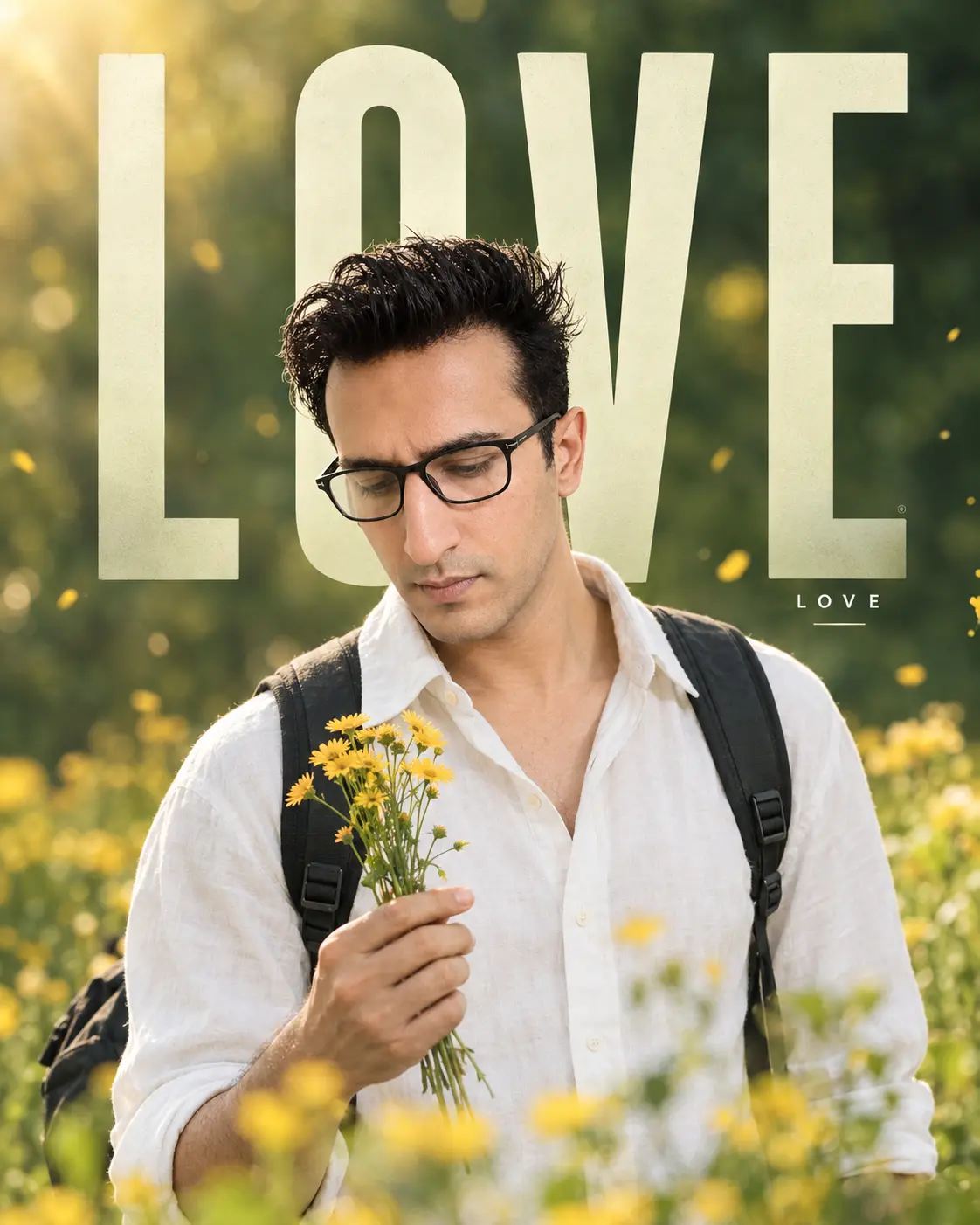 Love In Bloom – Cinematic Flower Field Portrait