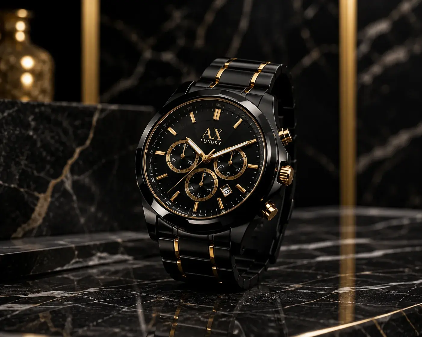 Luxury Black Watch