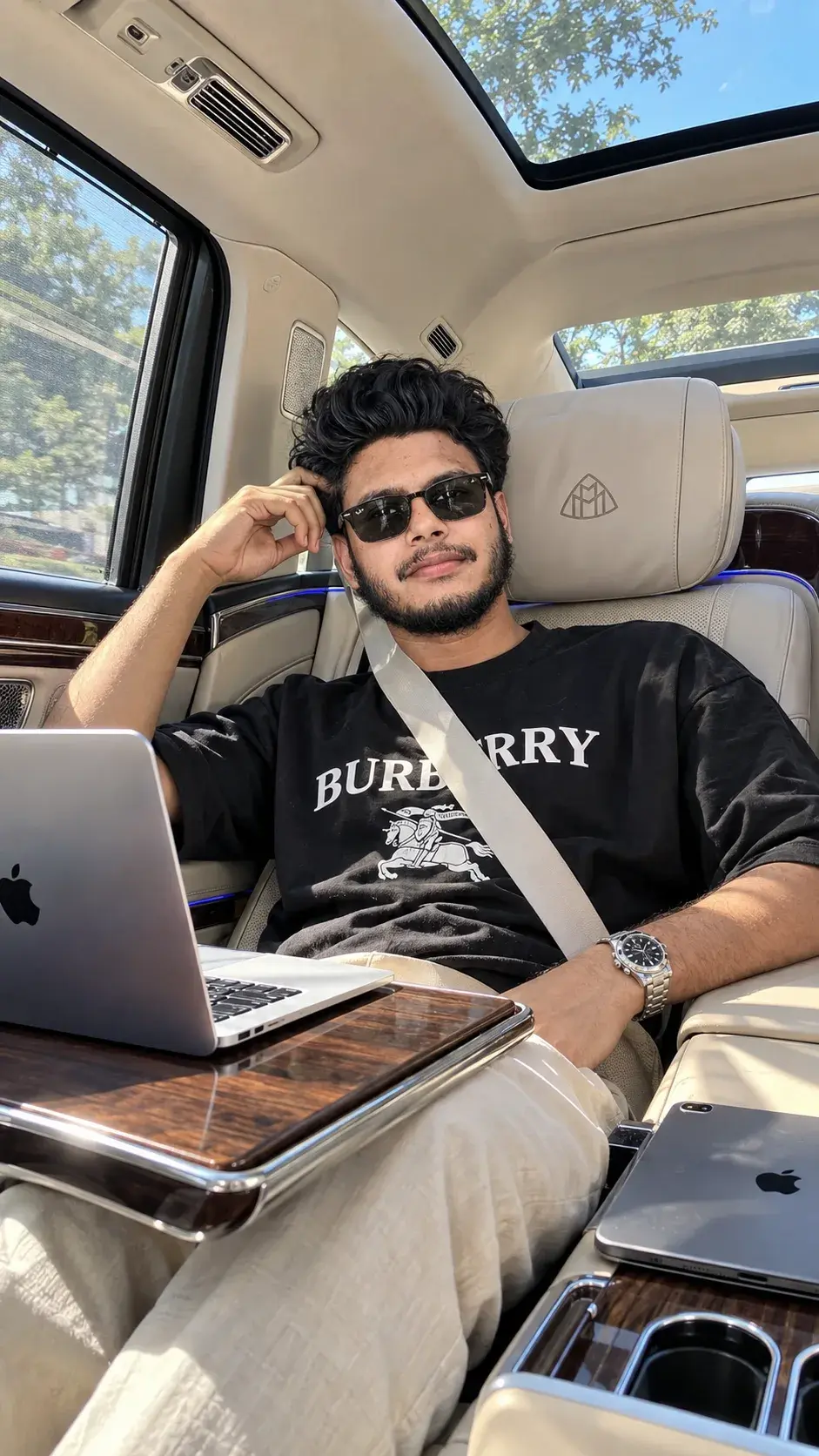 Luxury Business Lifestyle In Car