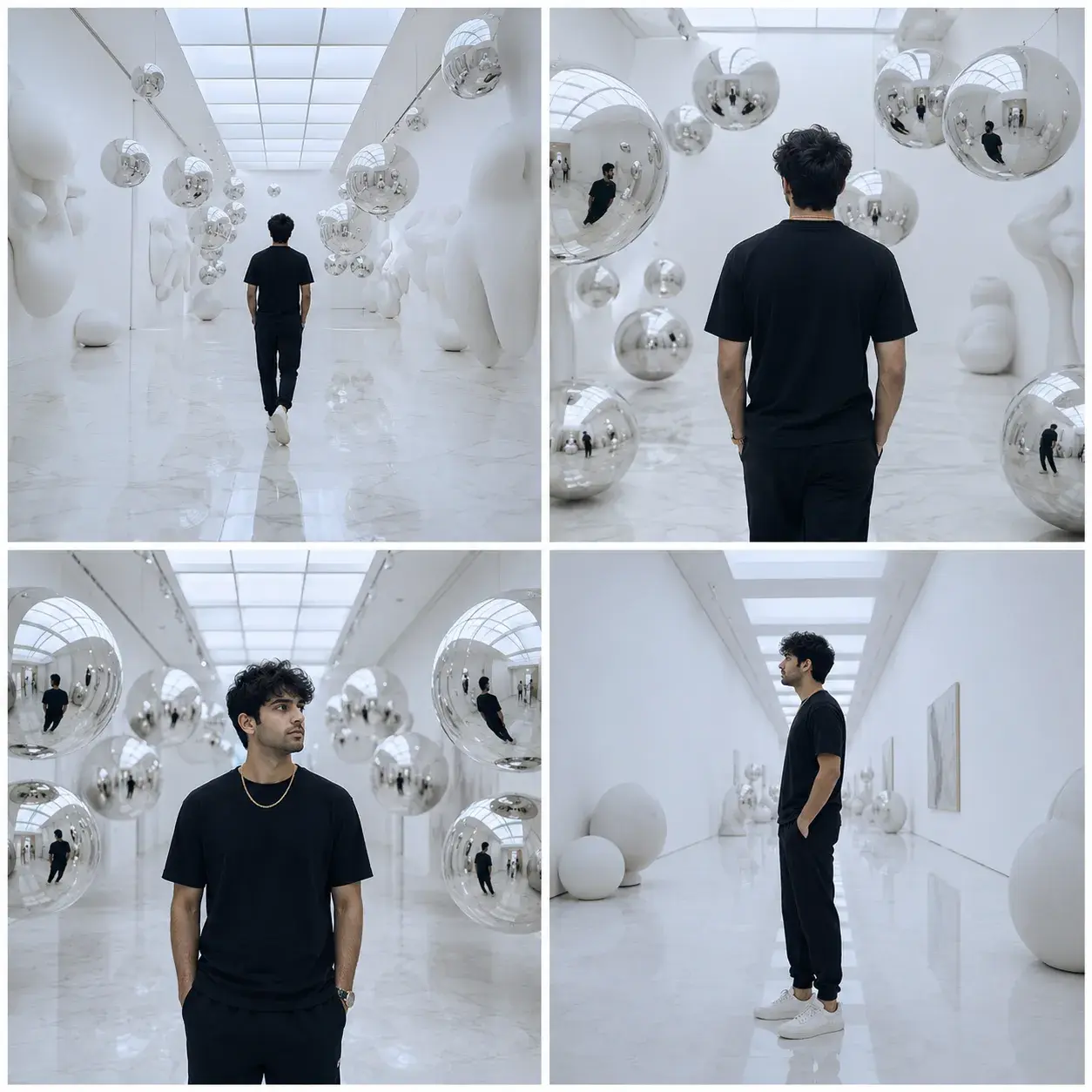 Luxury Futuristic Gallery Portrait