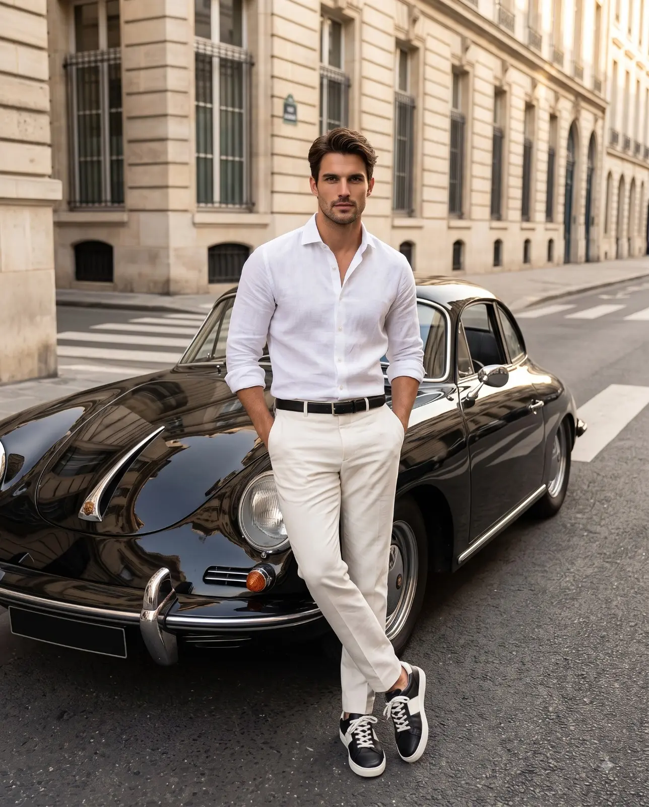 Luxury Lifestyle Portrait On A European City Street