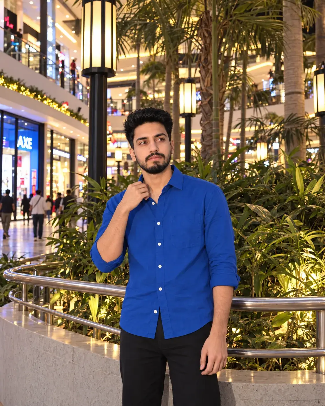 Luxury Mall Aesthetic Close Up Portrait