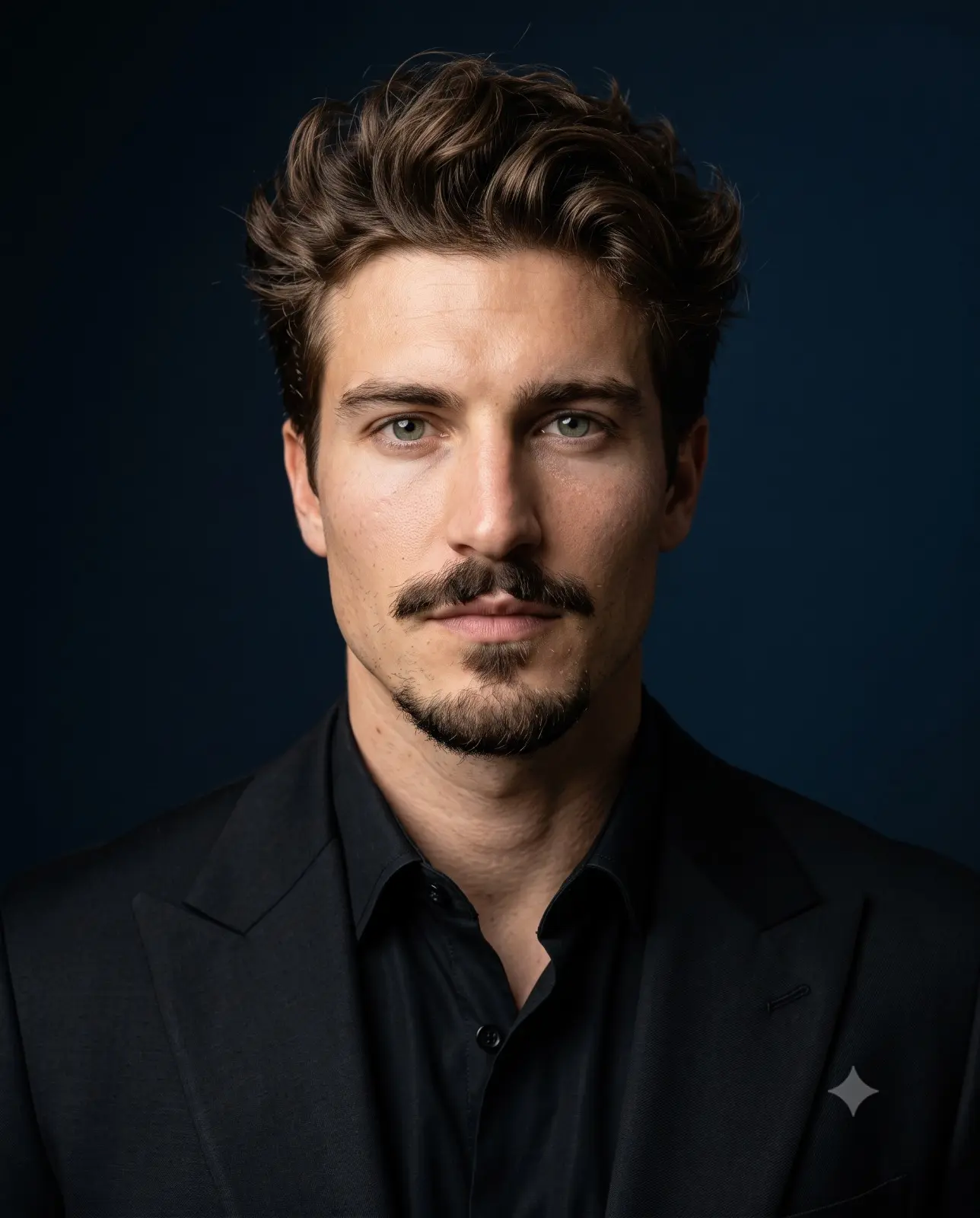 Luxury Menswear Editorial Studio Portrait