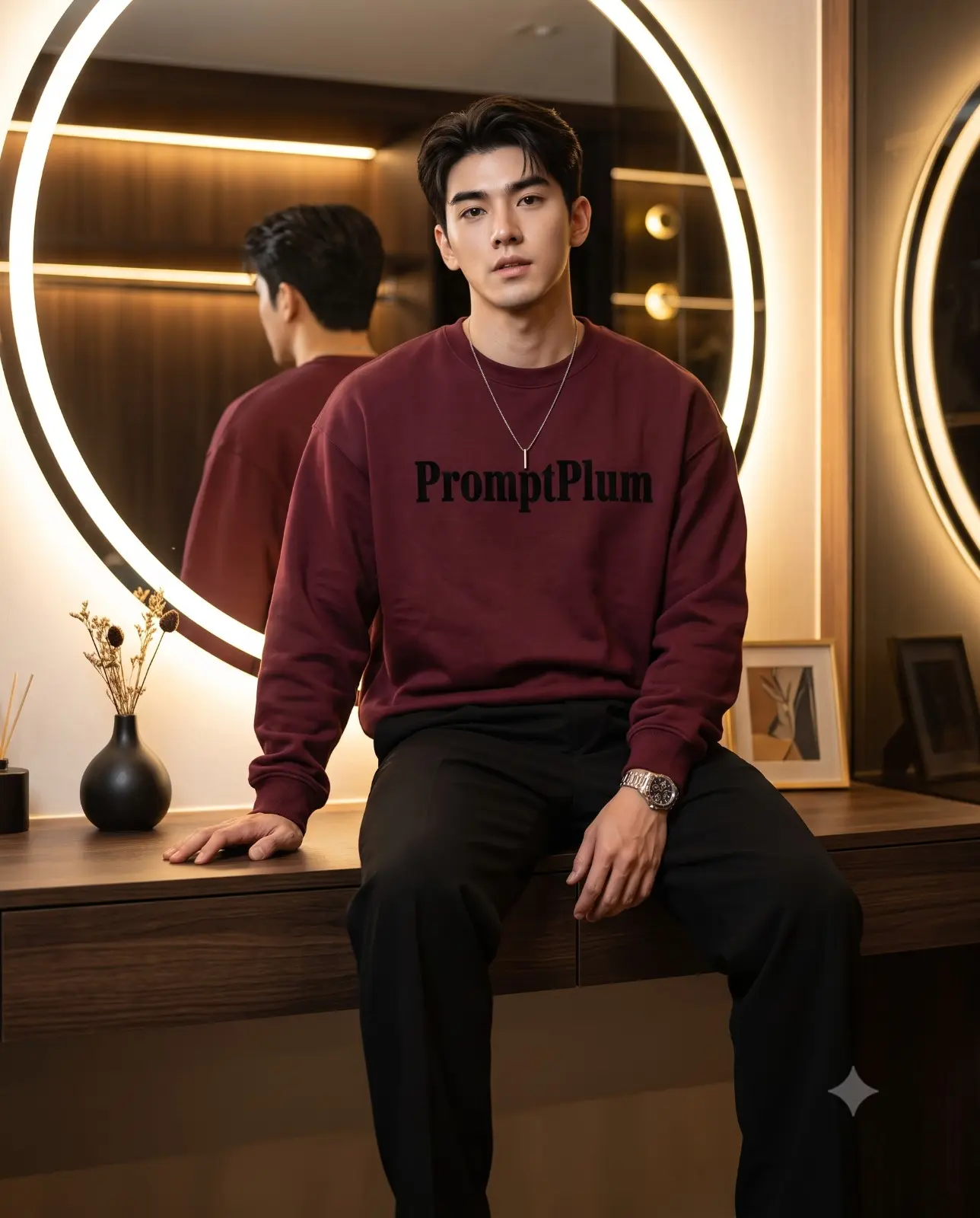 Luxury Vanity Room Reflection Photo