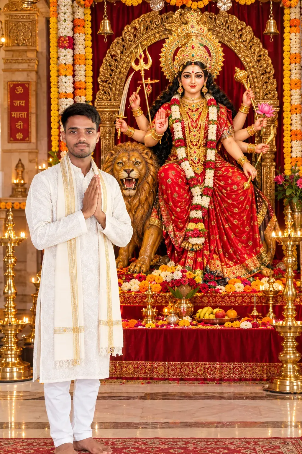 🙏 Maa Durga Ke Darbar Mein Bhakti ❤️ | Jai Mata Di 🚩 | Navratri 2026 🙏