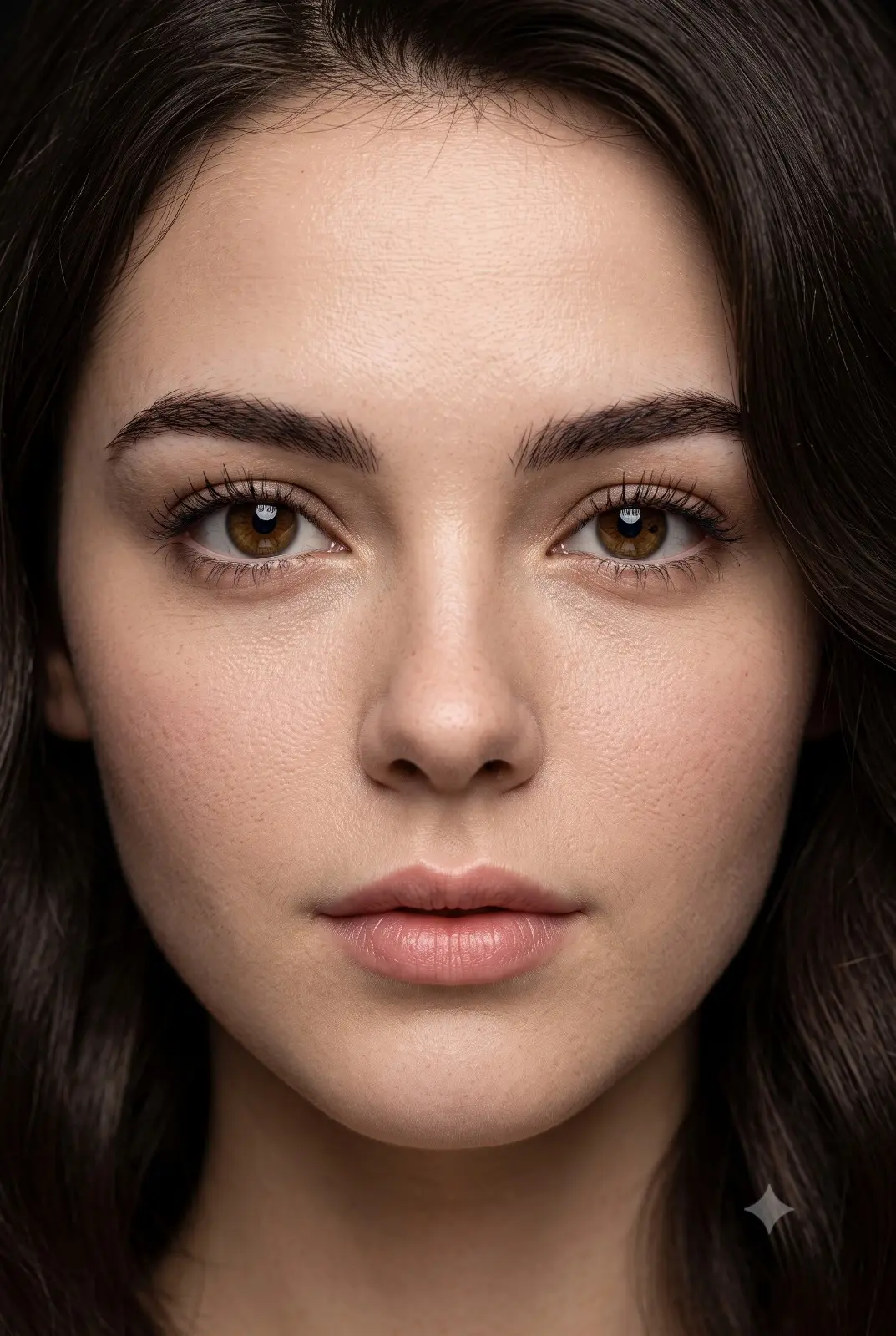 Macro Face Photography Of Beautiful Girl