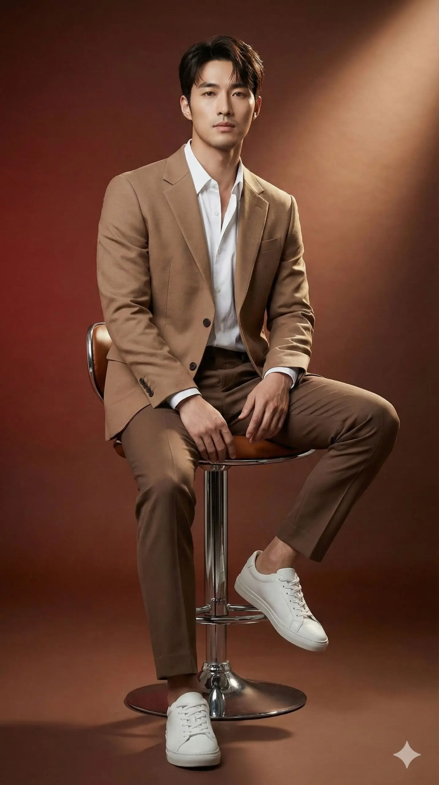 Man Wears Brown Suit