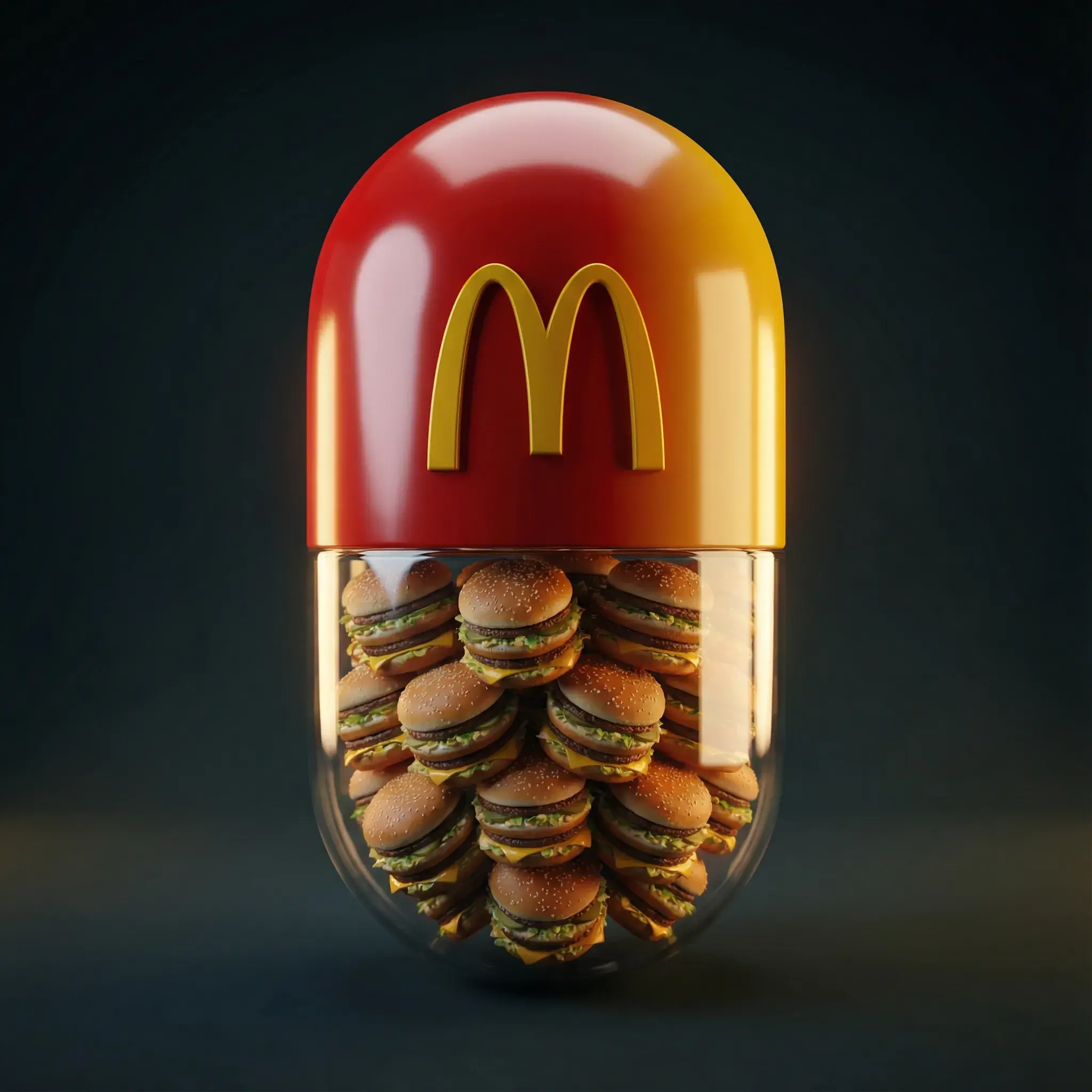 Mcdonald's Big Mac Capsule Product Render