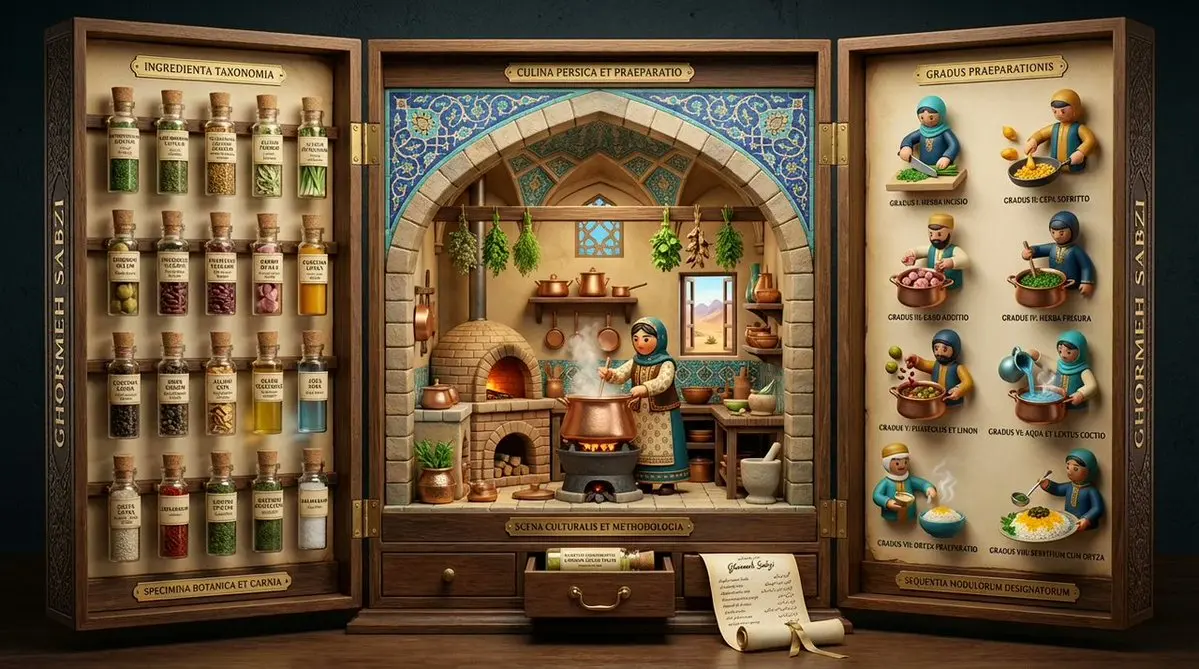 Medieval Altarpiece Display Of A Famous Dish