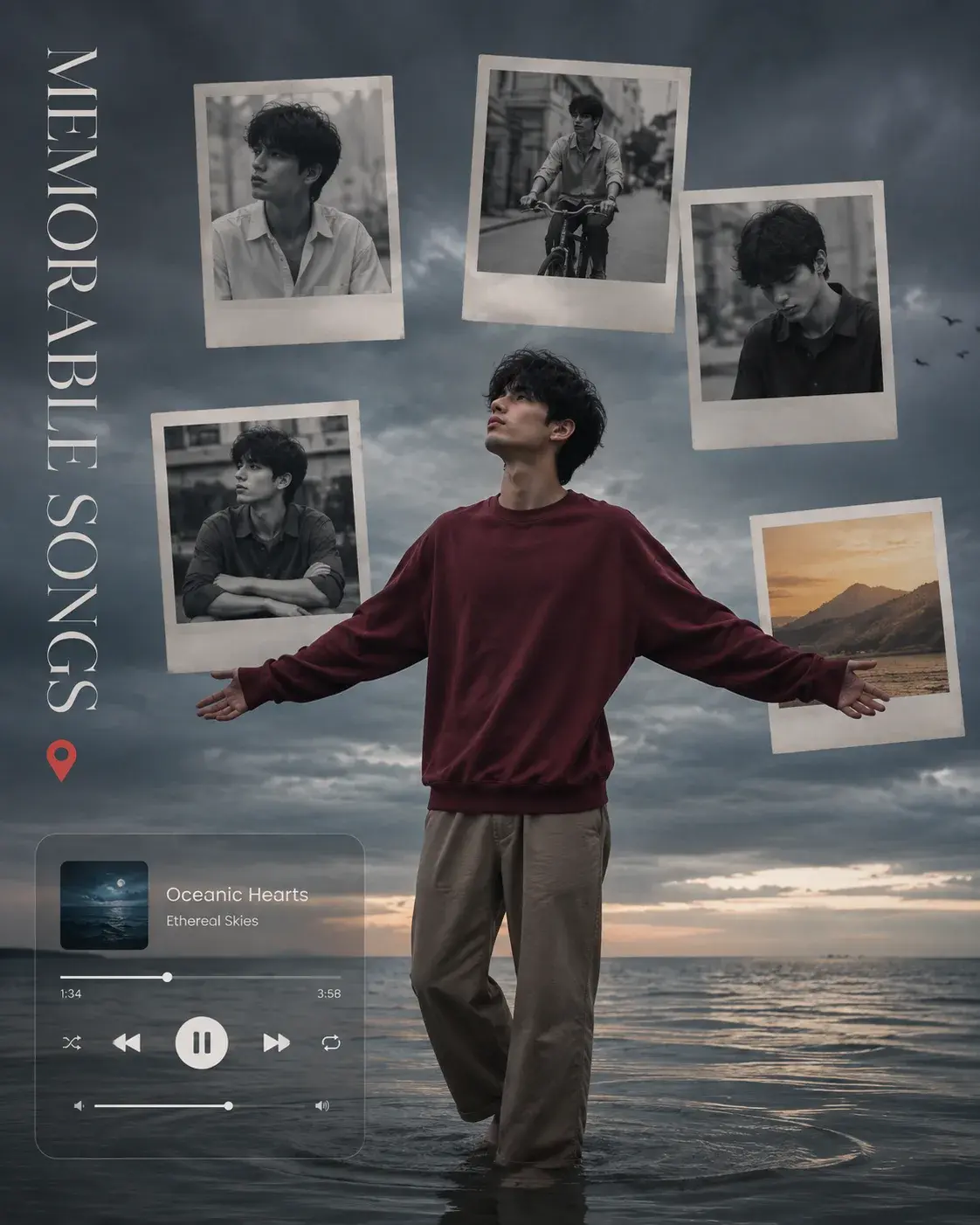Melancholic Echoes — Cinematic Music-Lover Ocean Editorial.