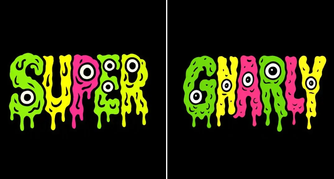 Melted Mutant Text
