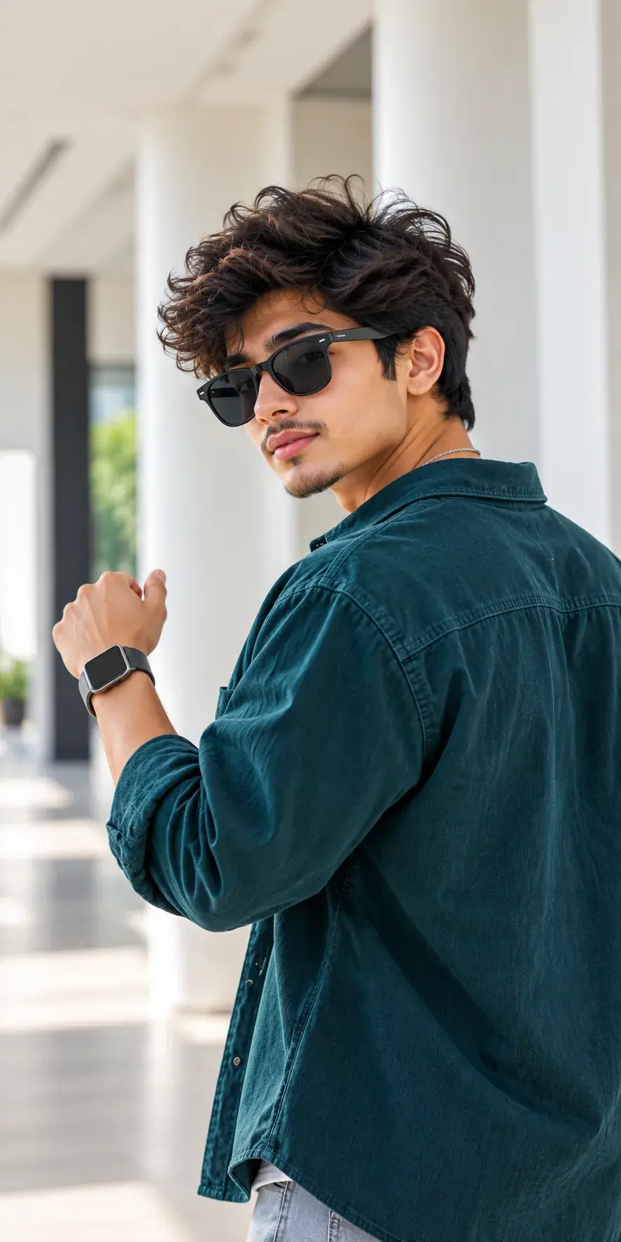Men’s Teal Shirt Outfit 🔥 | Cool Boy Aesthetic & Streetwear Style