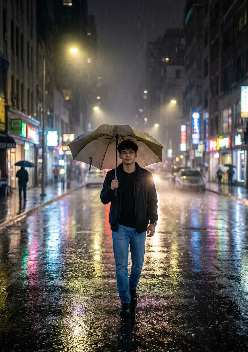 🌧️ Midnight Rain Walker