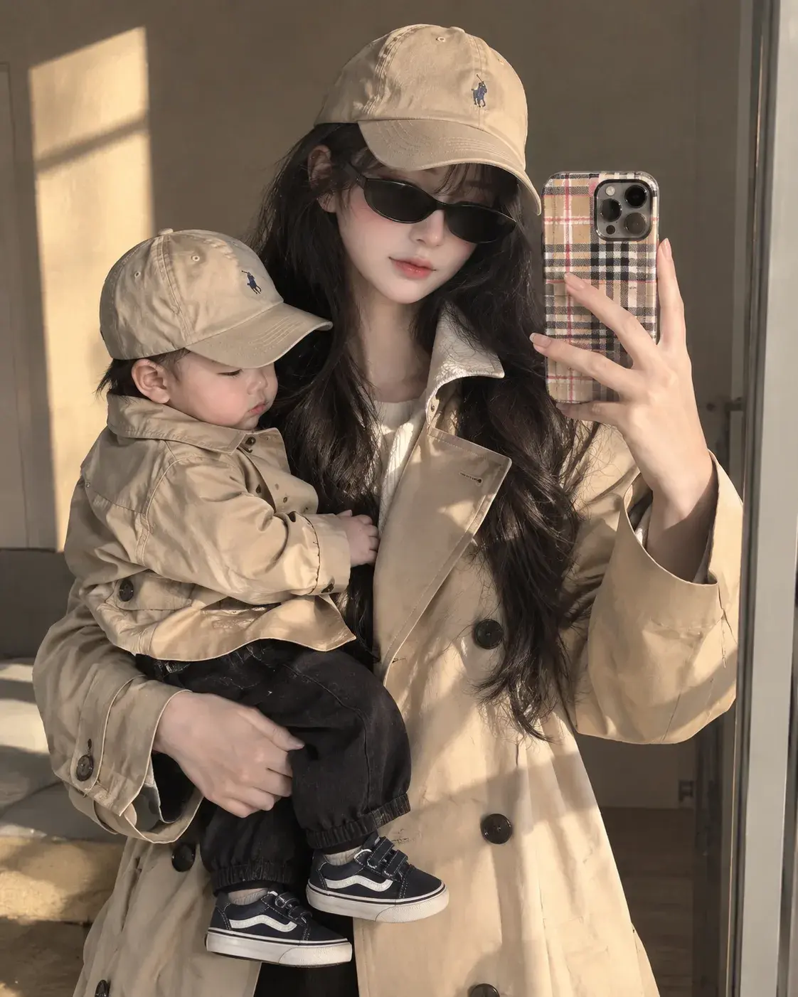 Mommy & Mini Beige Aesthetic 🤎📸 | Matching Looks, Endless Love