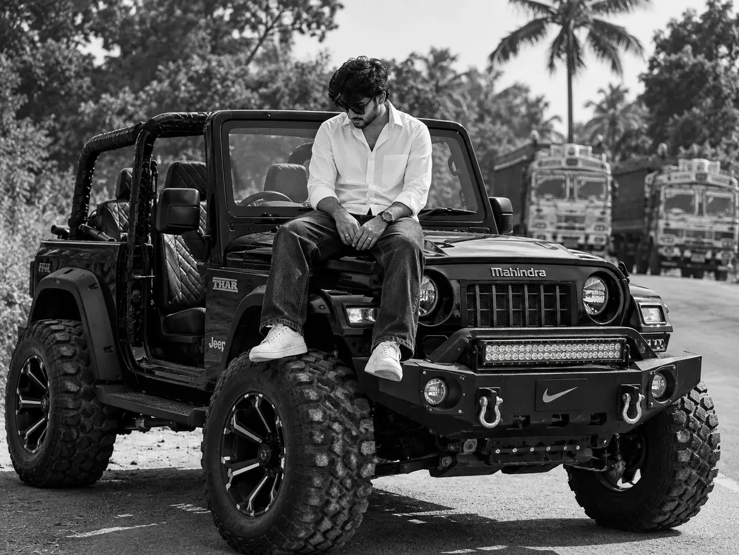 Monochrome Beast | Thar & Attitude 🖤