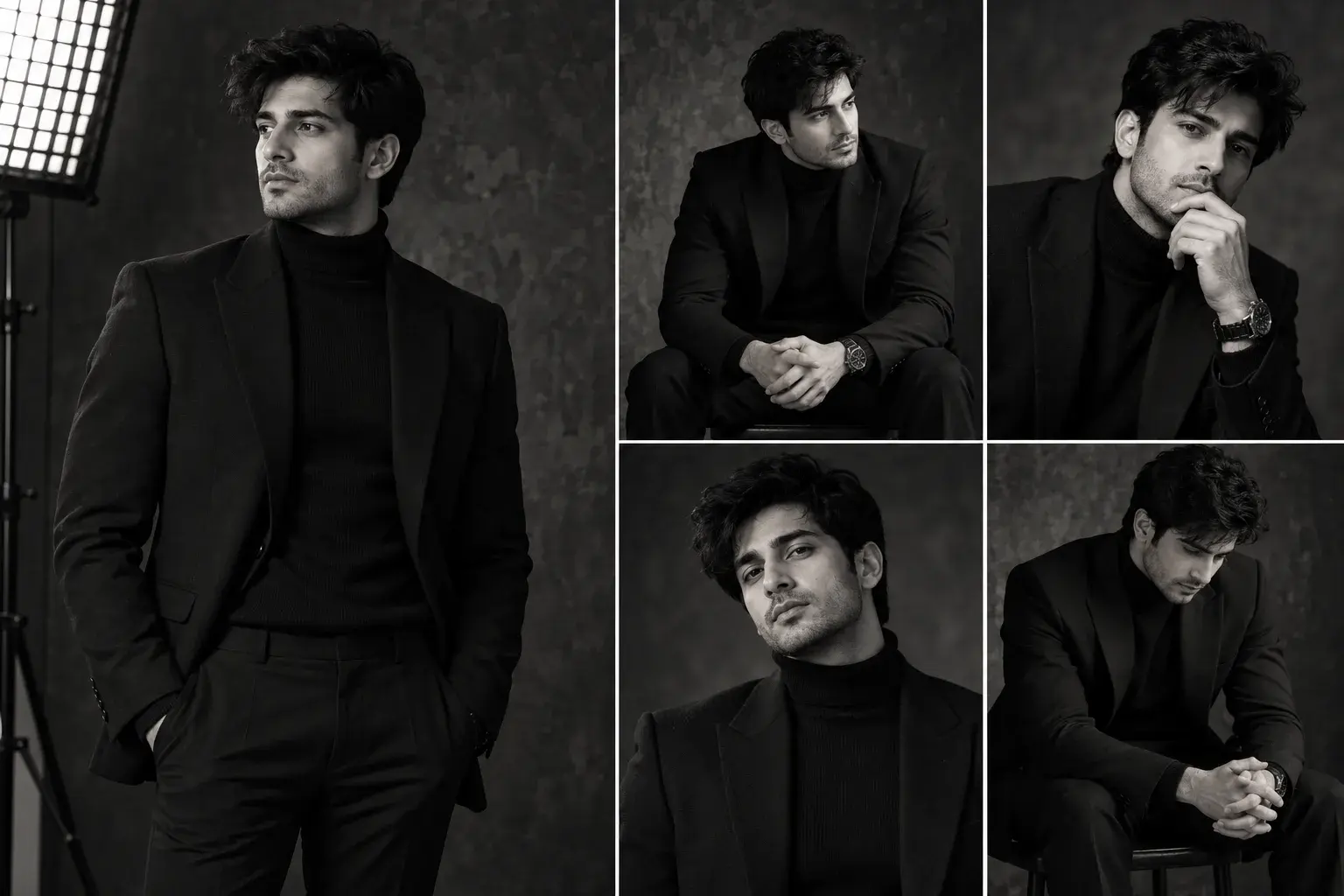 Monochrome Elegance: A Study In Shadows