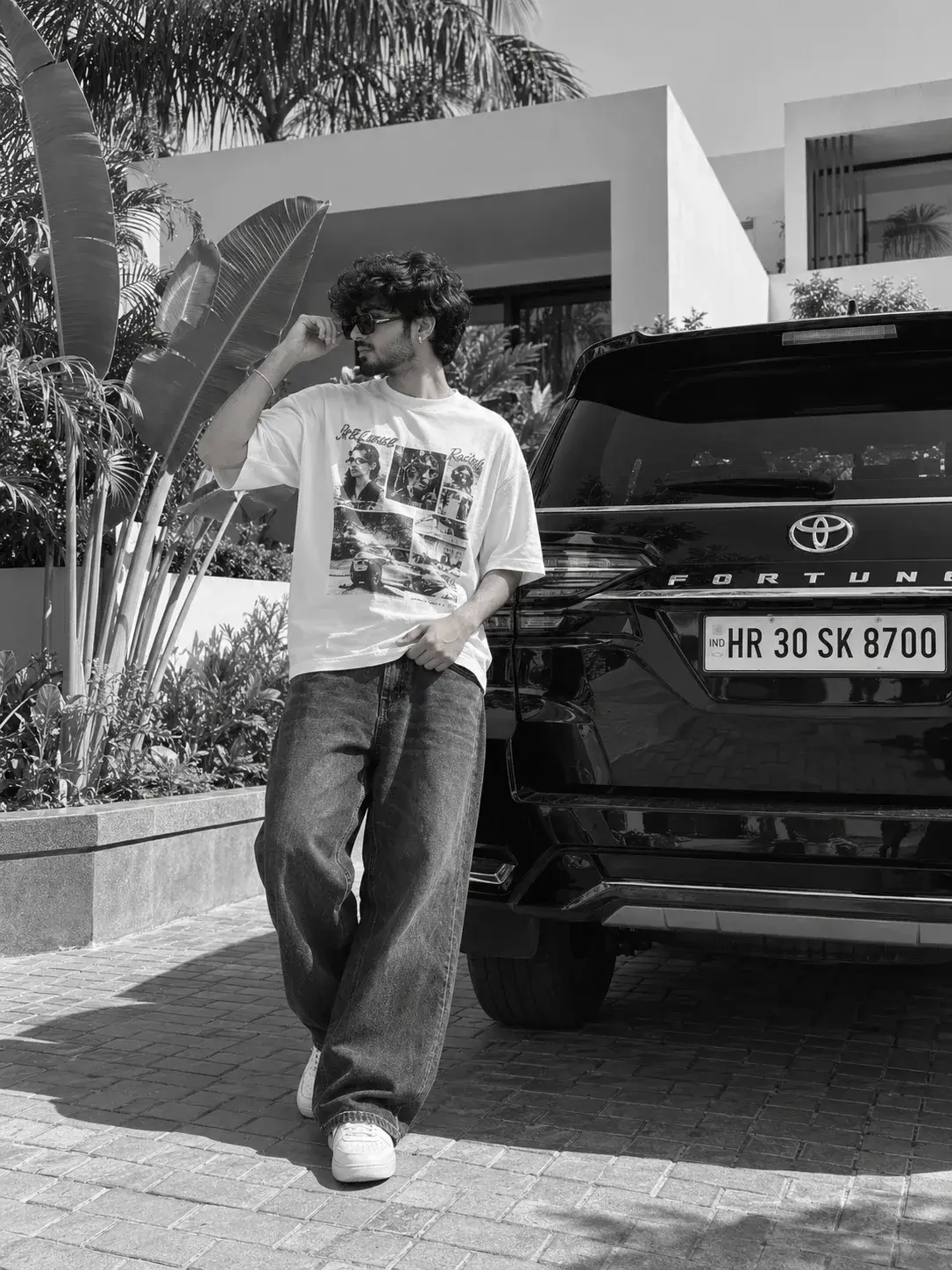 Monochrome Fortuner — Streetwear Elegance 🖤