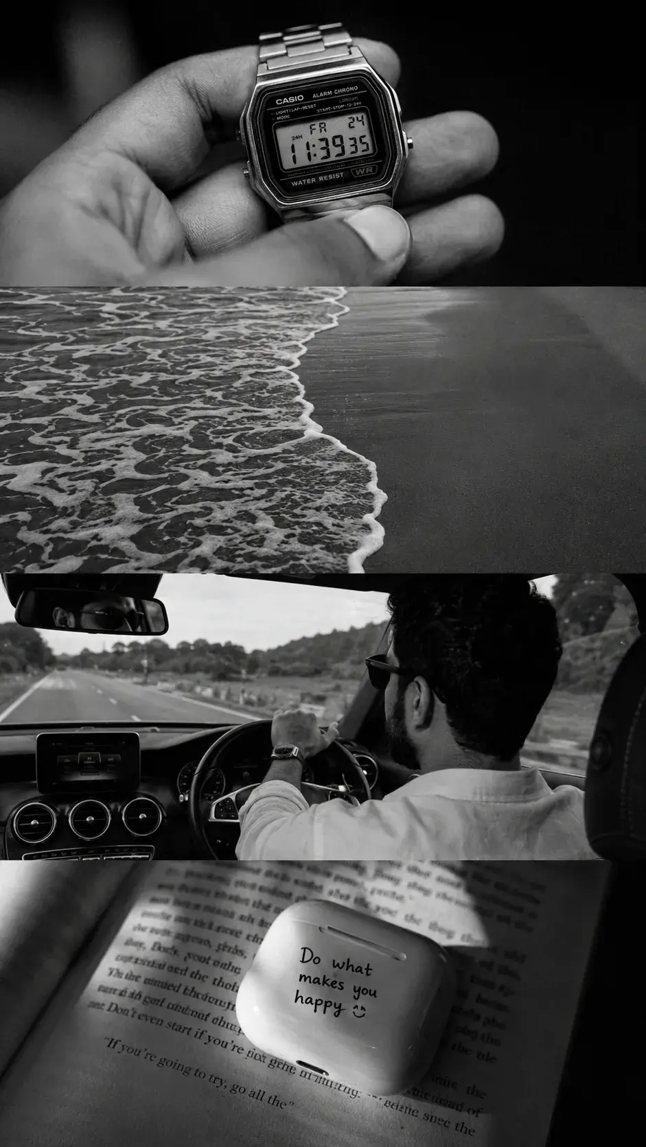Monochrome Journey With Subtle Reflections
