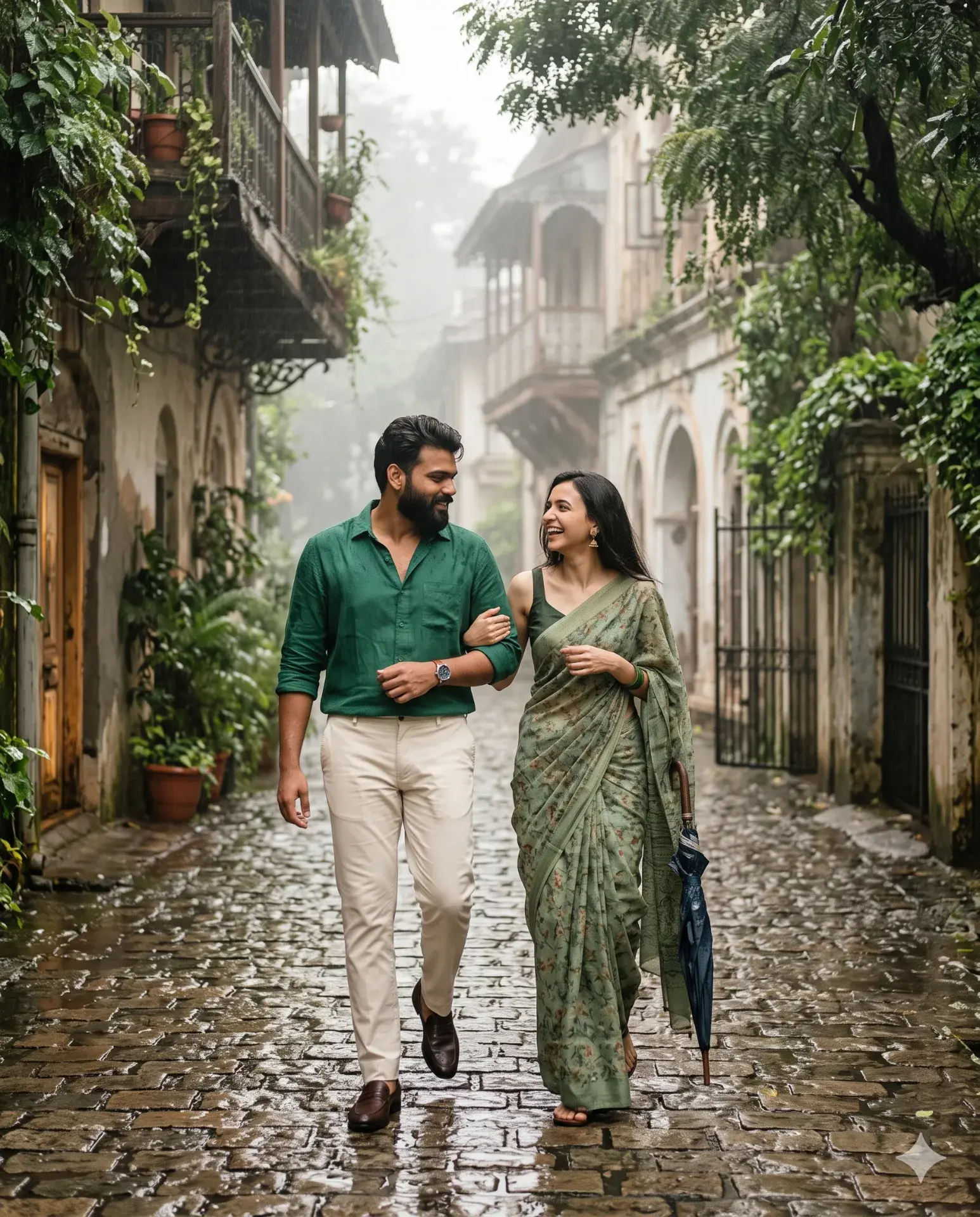 Monsoon In The Heritage Lane