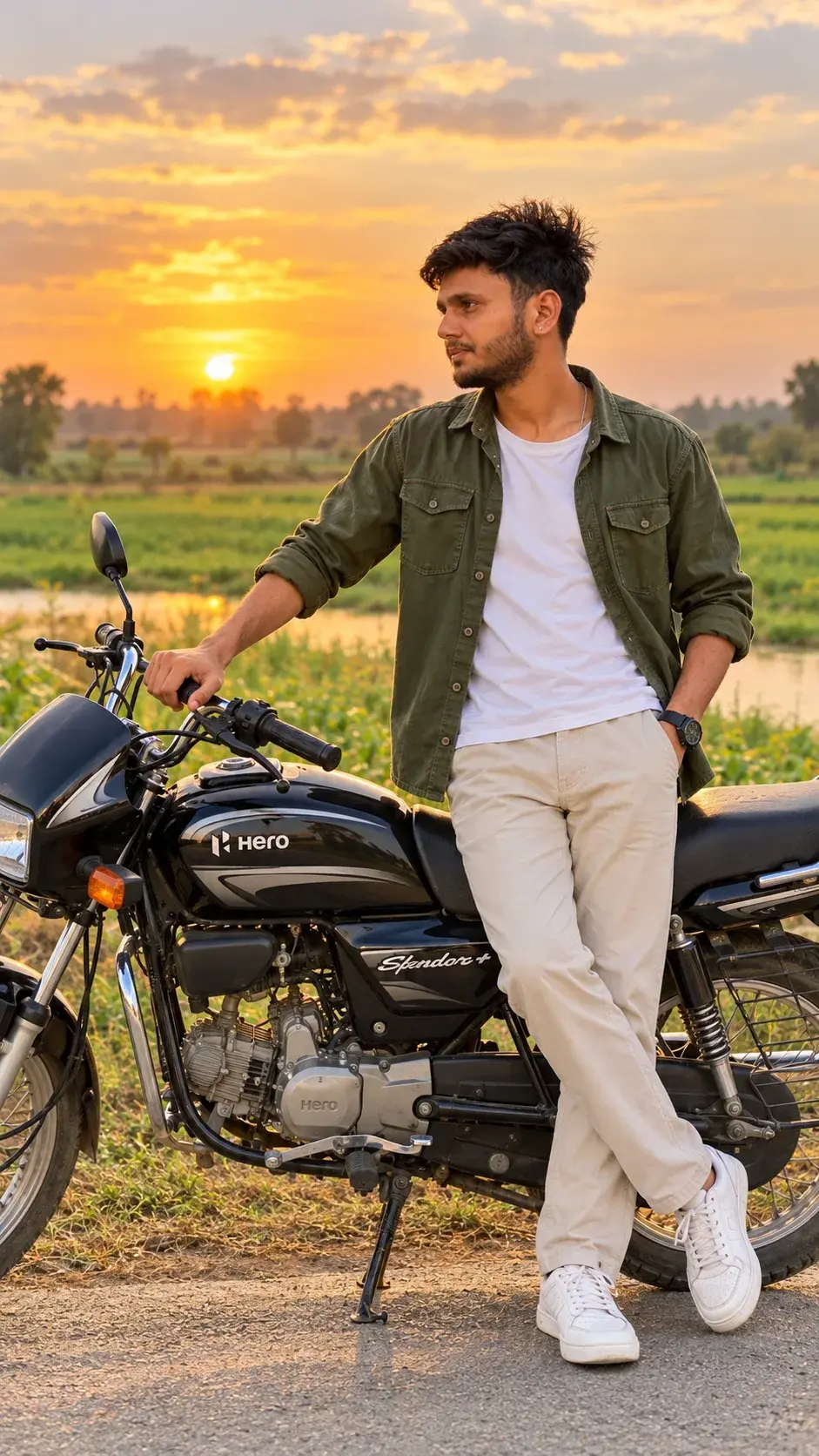 Motorcycle Lifestyle Portrait Prompt