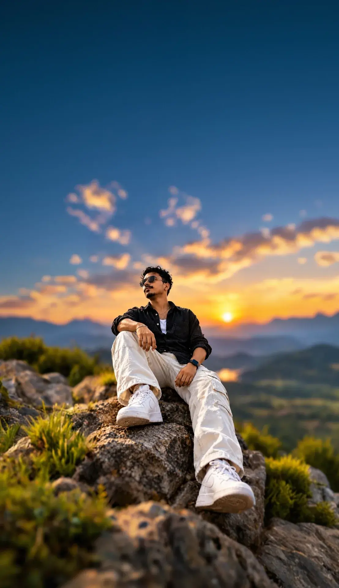 Mountain Sunset Cinematic Look