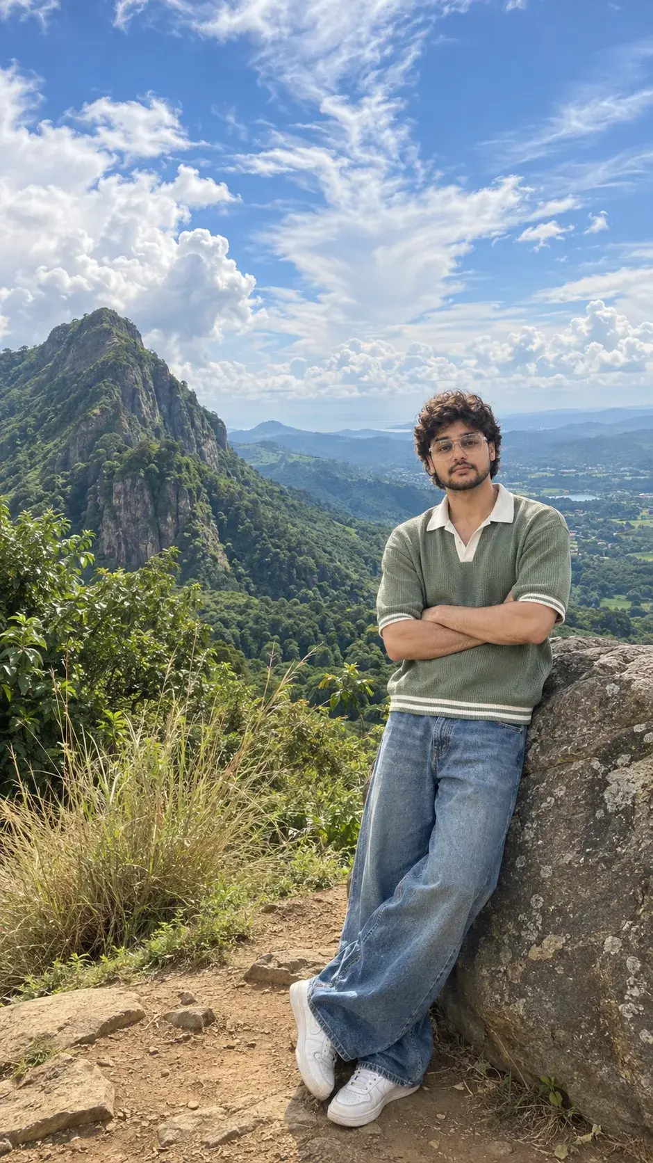 Mountain Viewpoint Portrait.