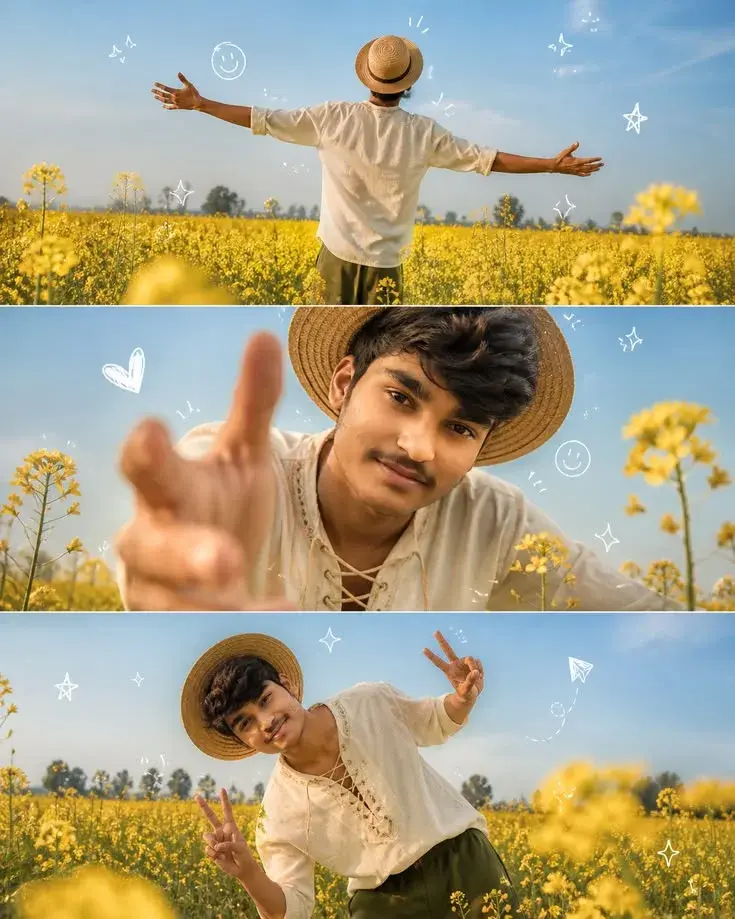 🌼✨ Mustard Field Dreamy Photoshoot