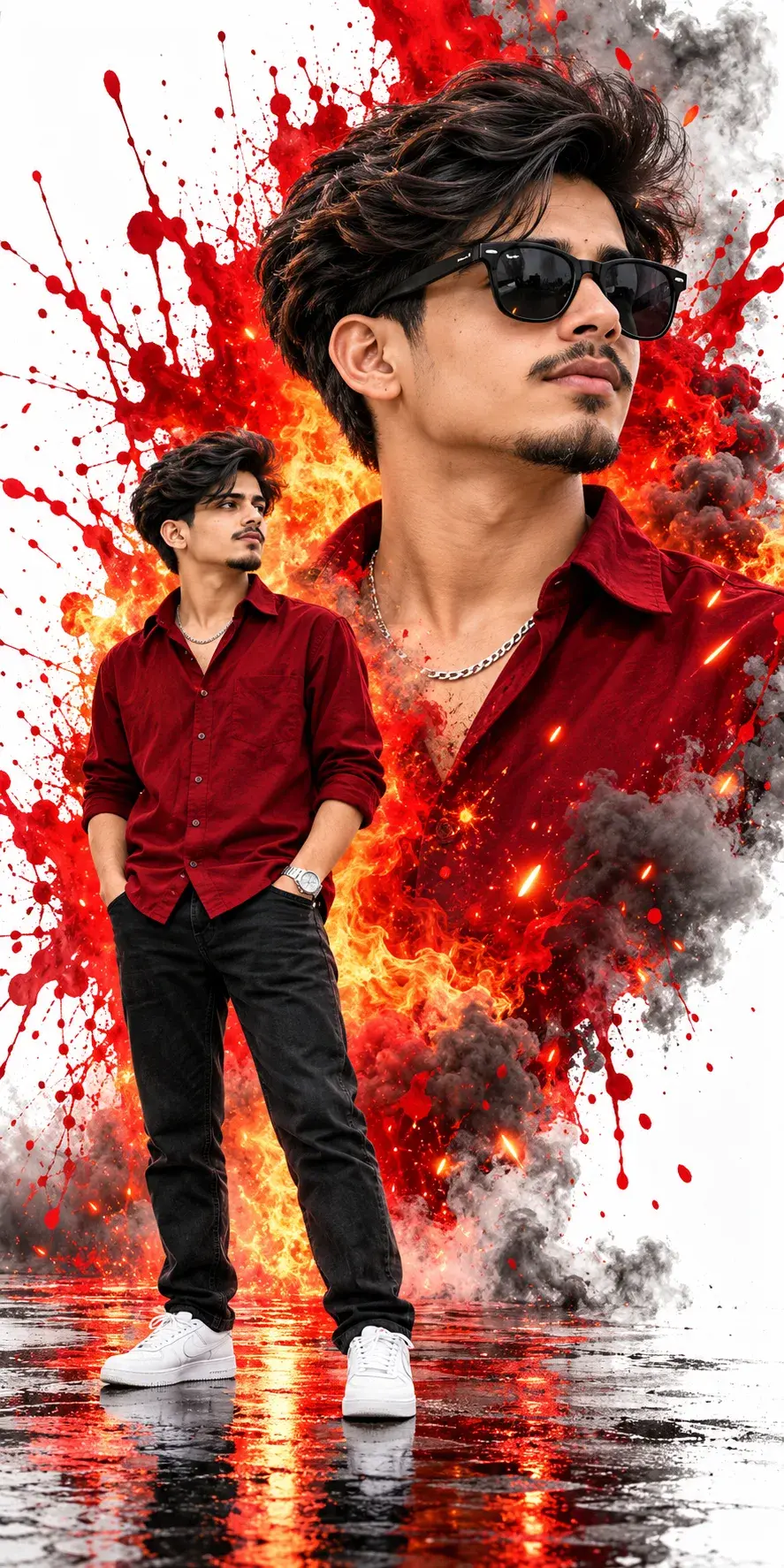 My New Attitude Look 😈🔥 | Cinematic Photo Editing