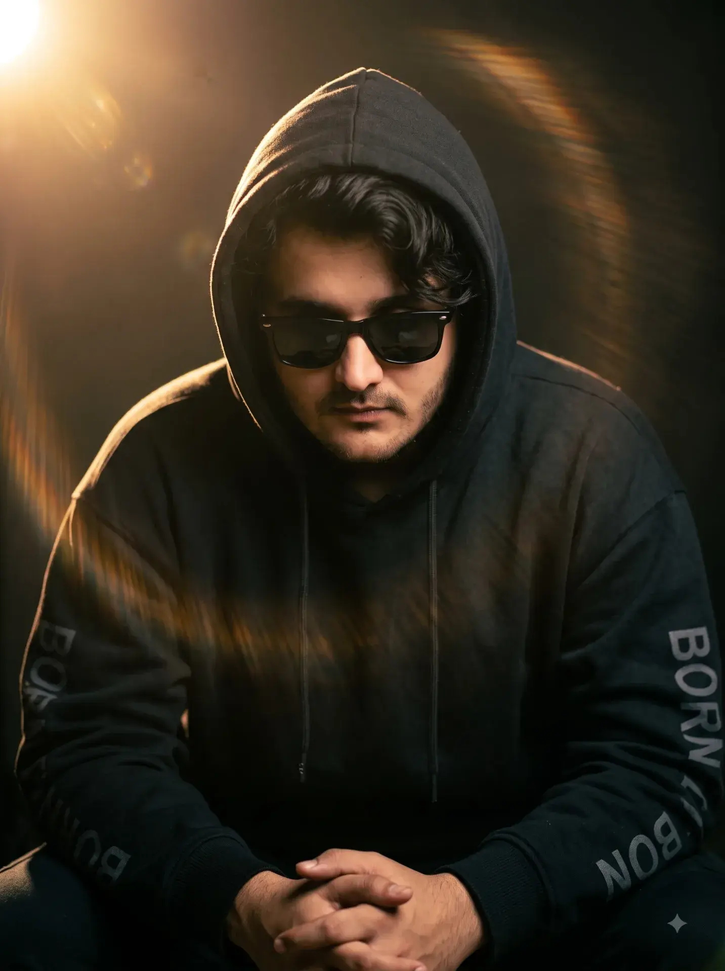 Mysterious Man AI Image Prompt