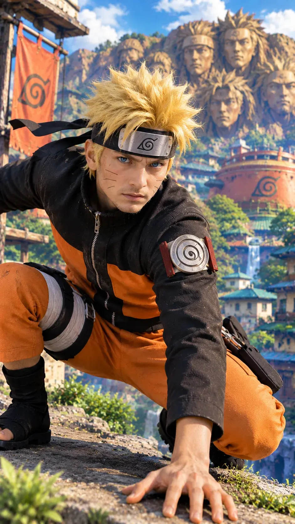 Naruto Uzumaki – Realistic 3D Ninja Look 🍥⚡