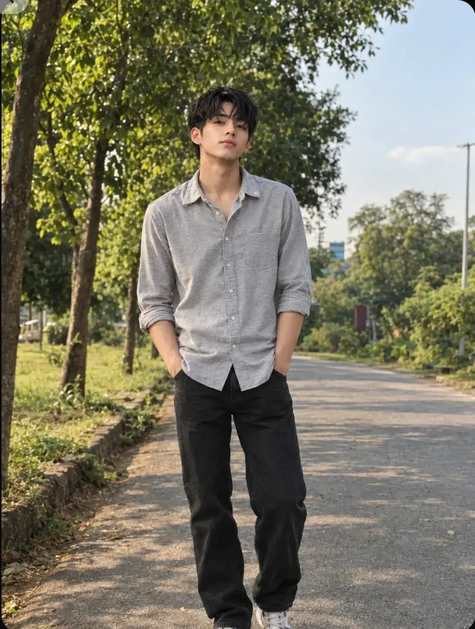 Natural Cinematic Boy Soft Light