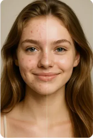 Natural Skin Restoration — Before & After