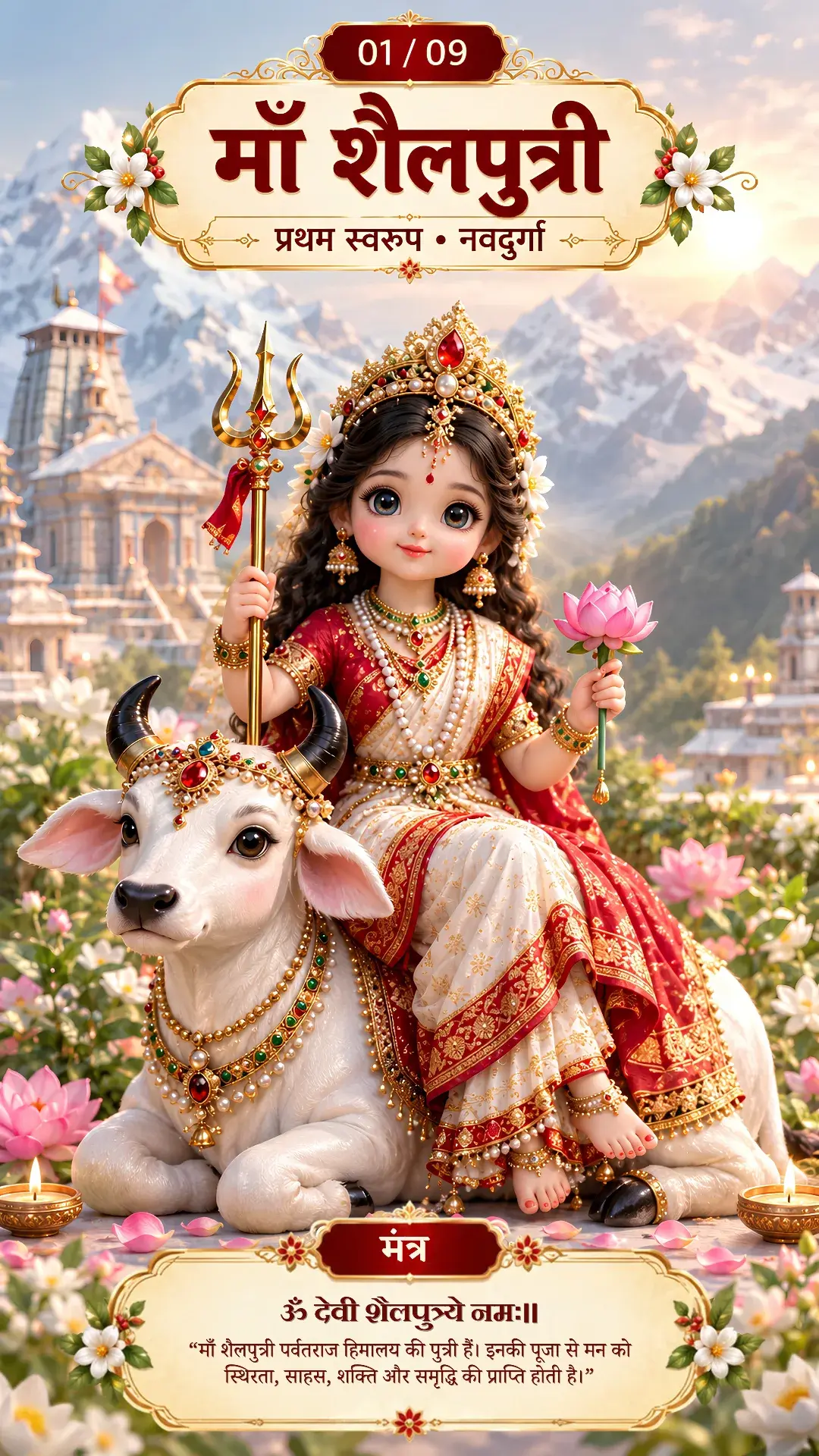 Navratri Pratham : Maa Shailputri