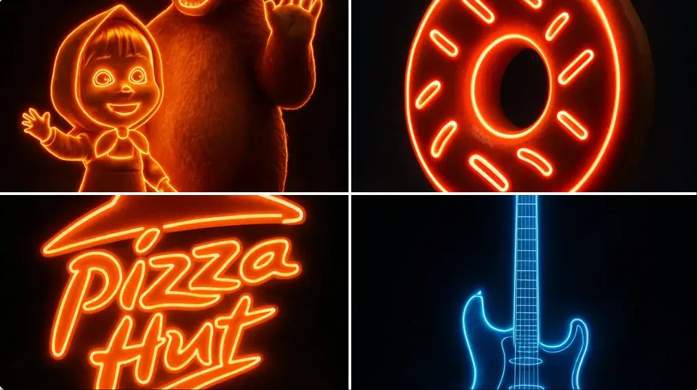 Neon Effect Poster