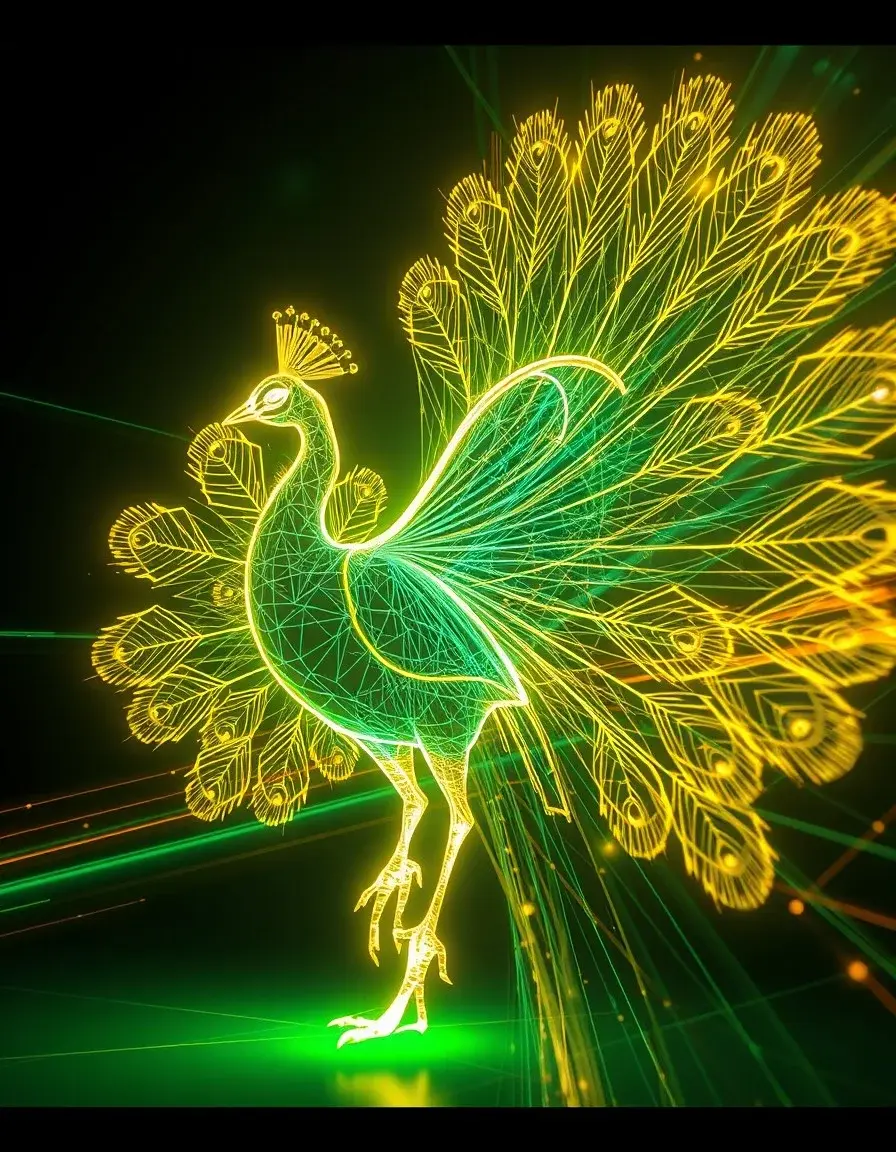 Neon Wireframe
