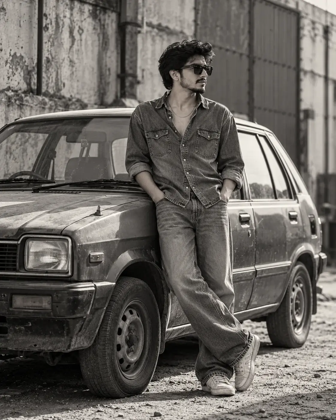 Old Soul, Vintage Roads 🖤 | Monochrome Street Style